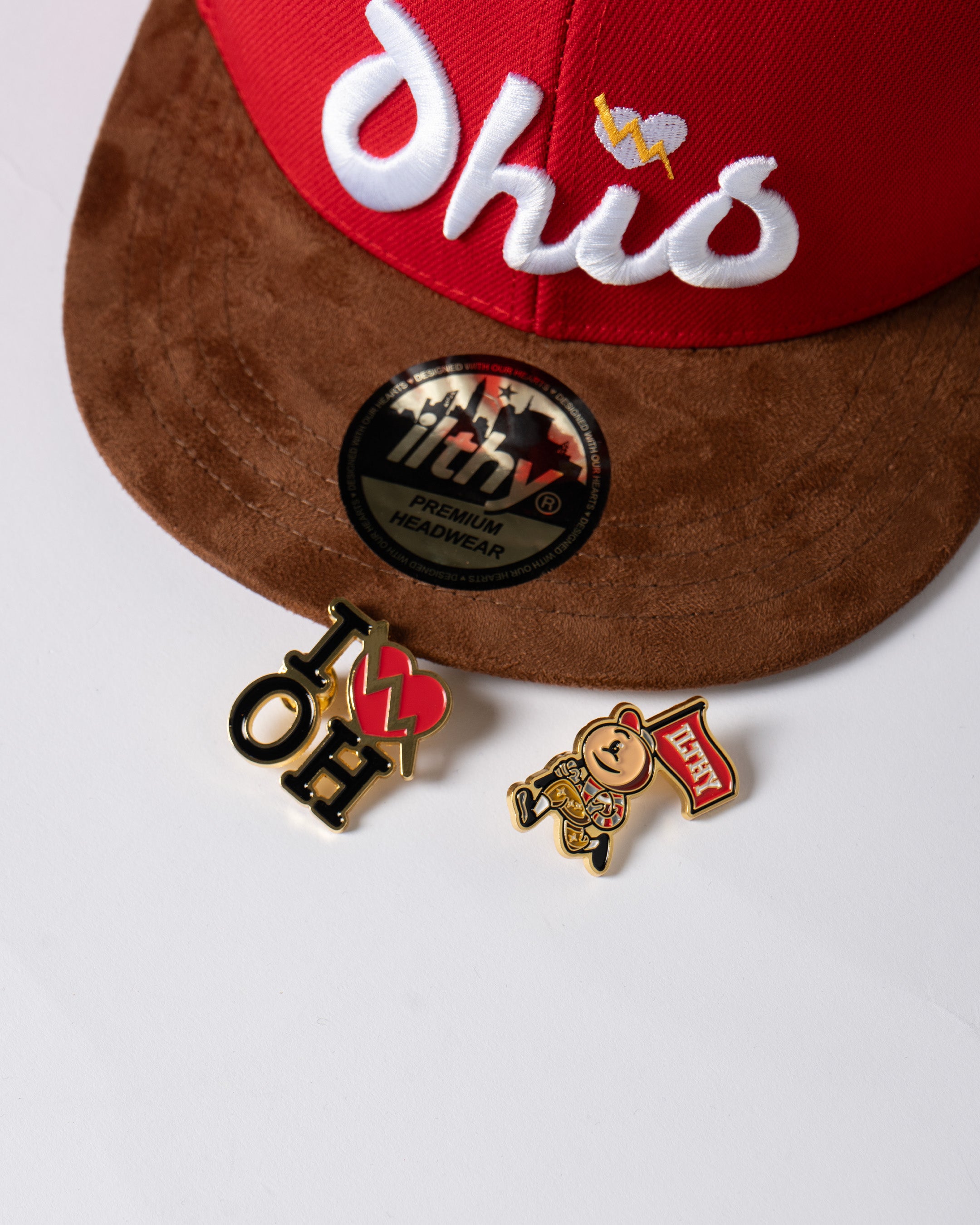 ILTHY® Ohio Script Cap (Red)