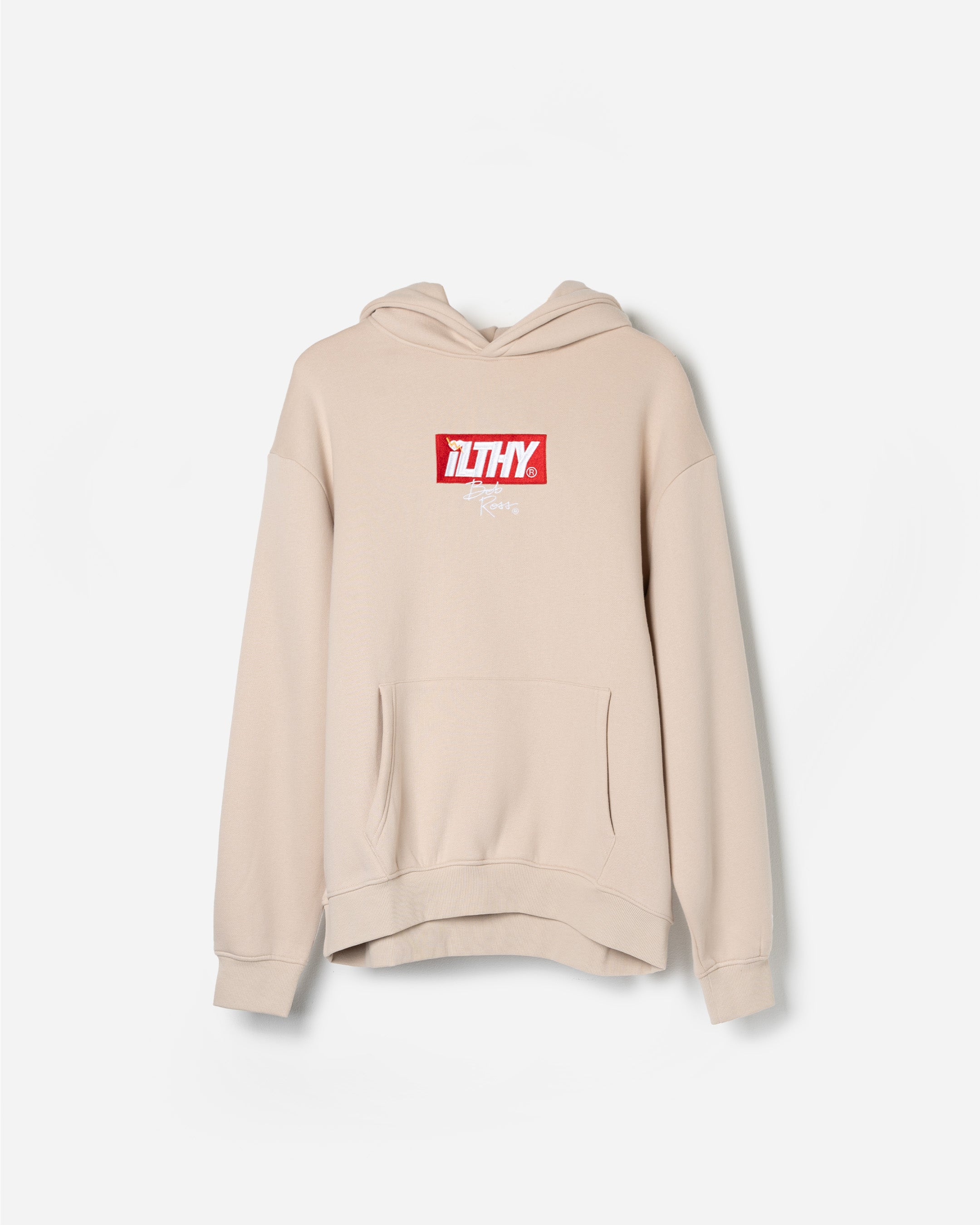bob ross gear Bob Ross Hoodie (Biege), Medium