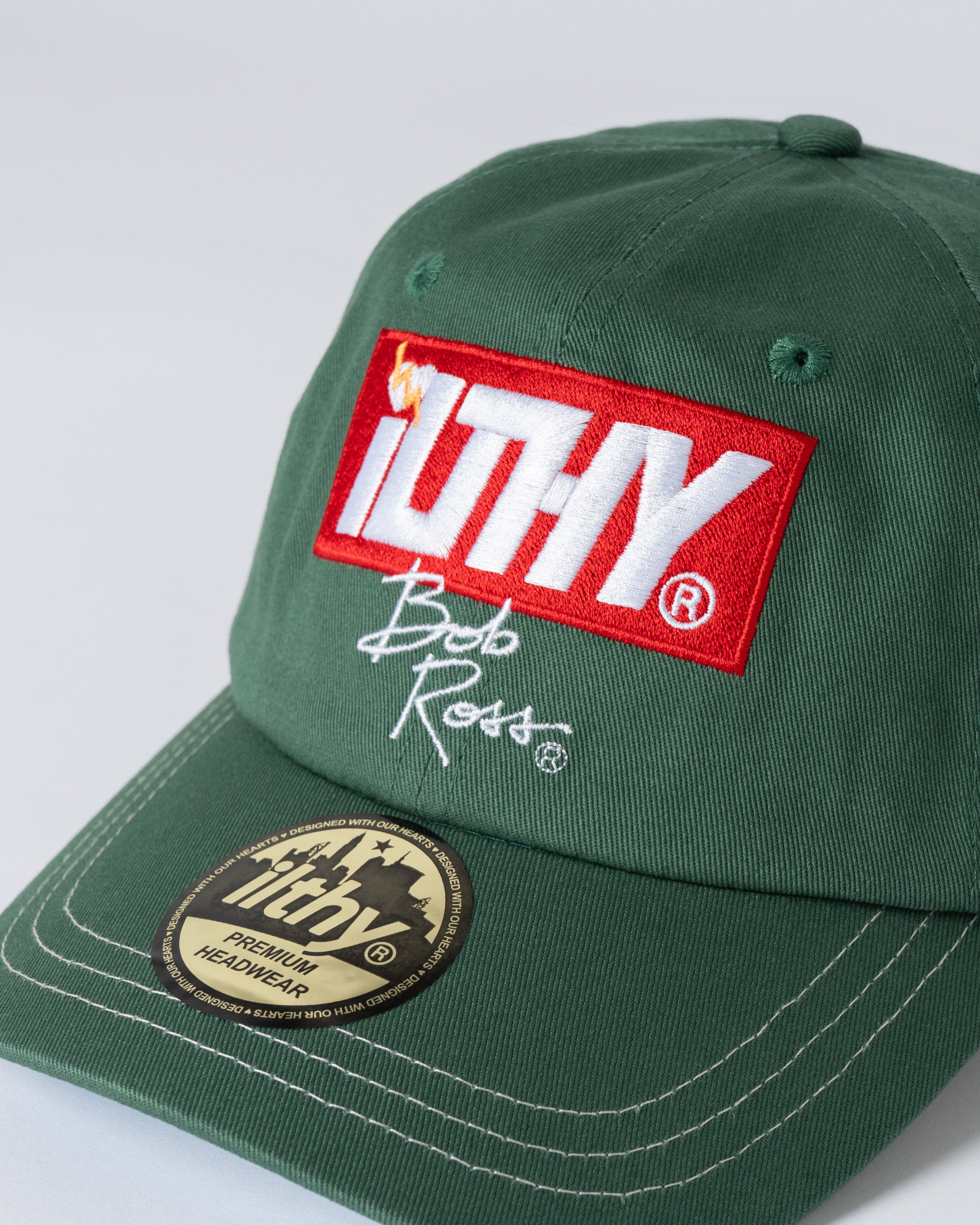 ILTHY® for Bob Ross Snapback Cap (Forest Green)