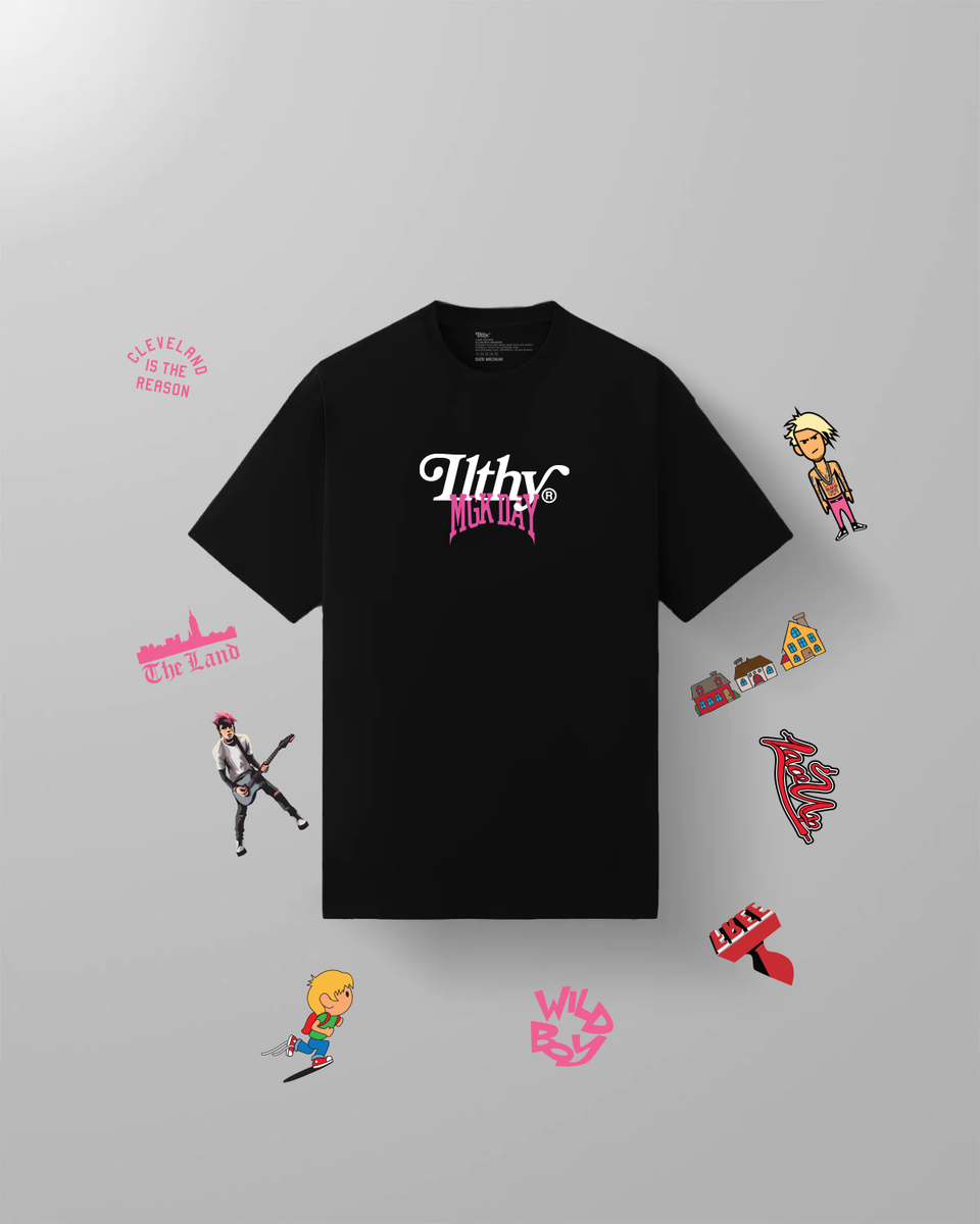 ILTHY® x MGK Day Shirt (Black) (+Free Shirt Stickers)