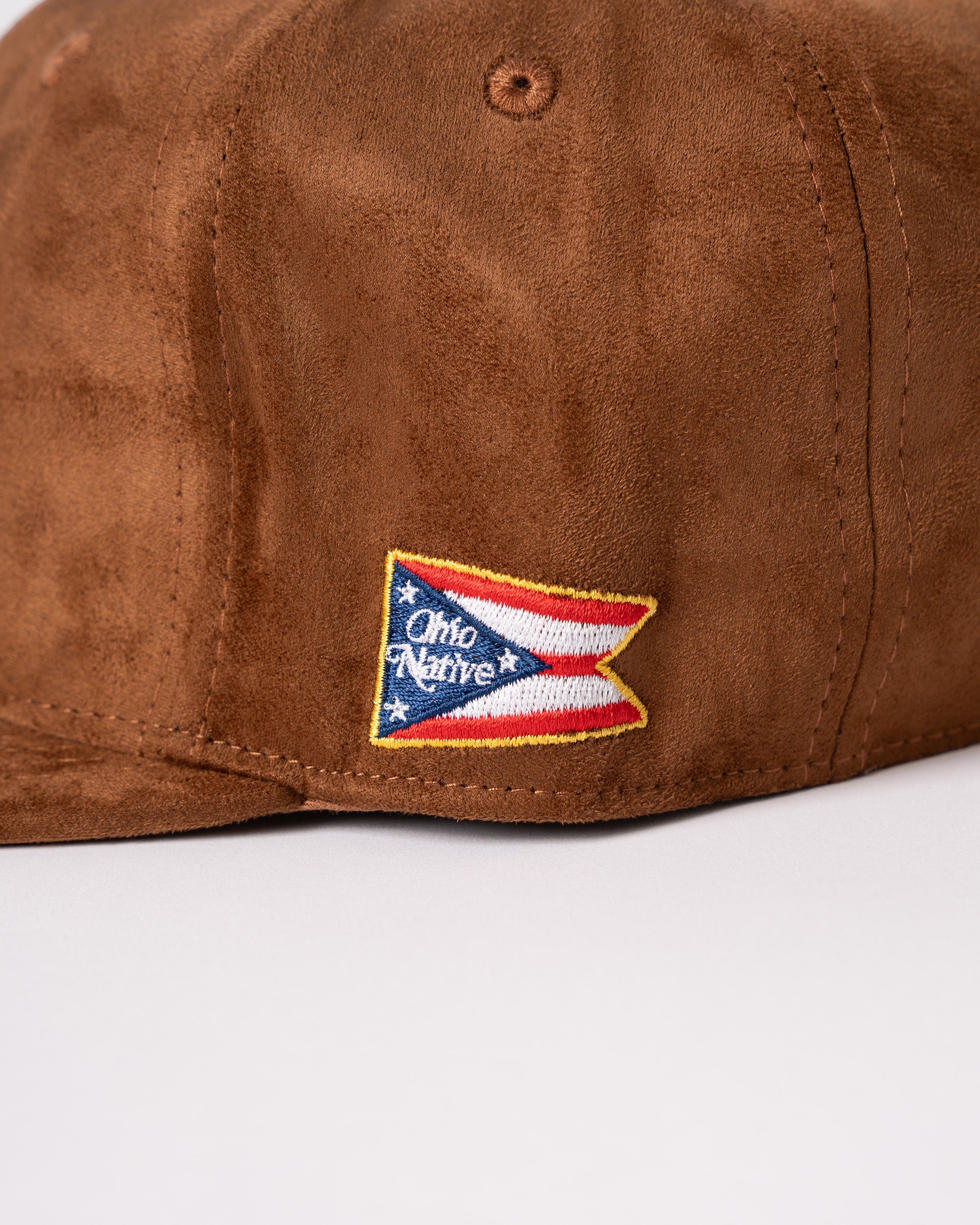 ILTHY® Ohio Script Suede Cap (Brown)