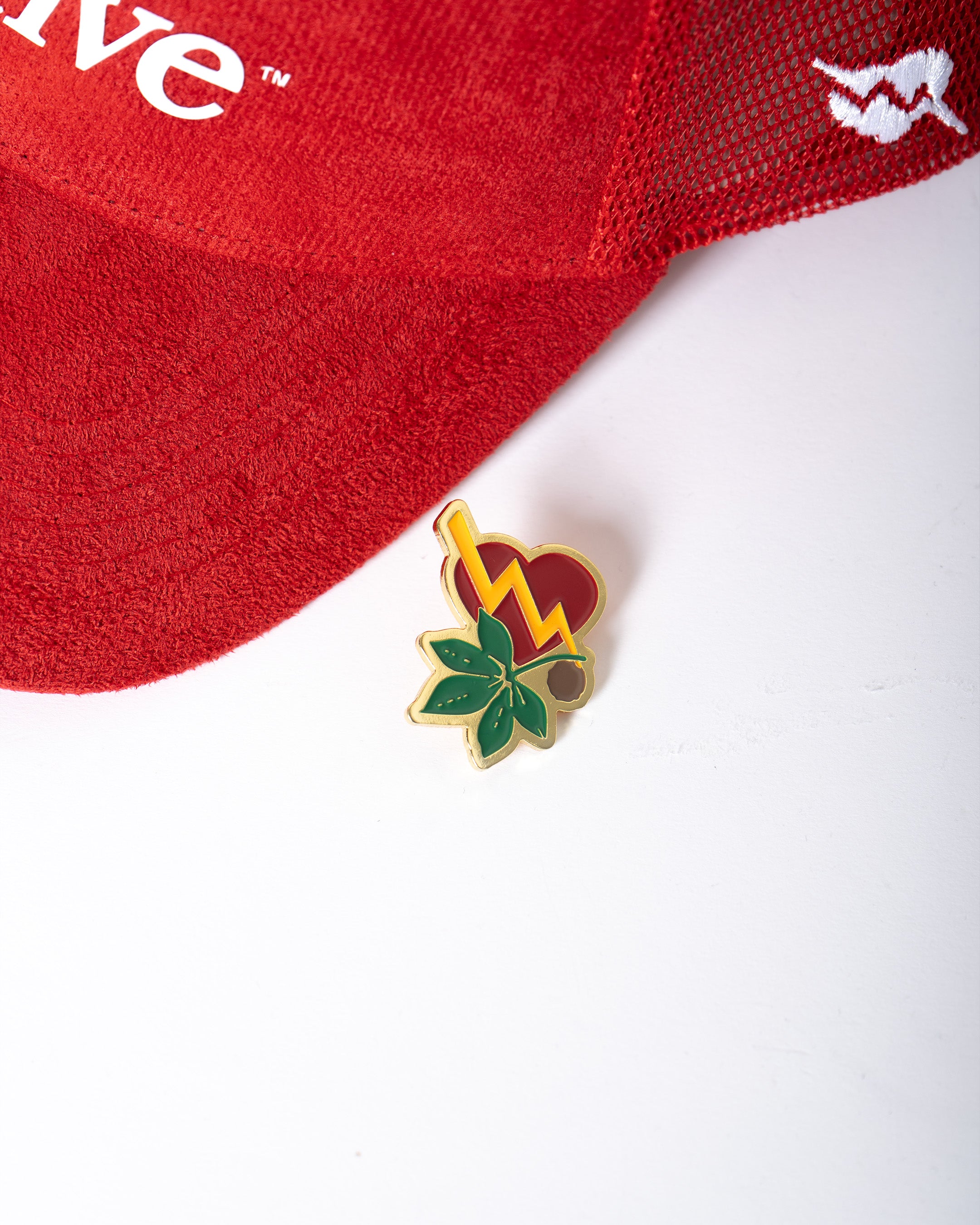 ILTHY® Ohio Native™ Trucker Cap (Red Suede)