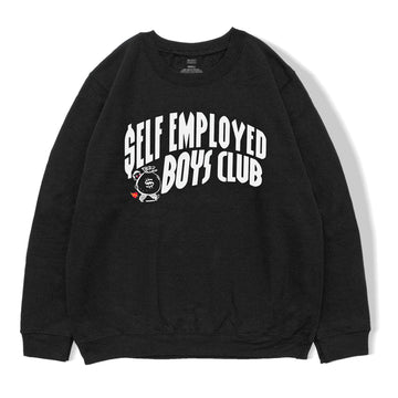 Self Employed Boys Club Crewneck (Black) - ILTHY®