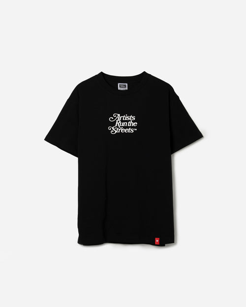 Artists Run The Streets™  3D Silicone Print T-Shirt (Black)