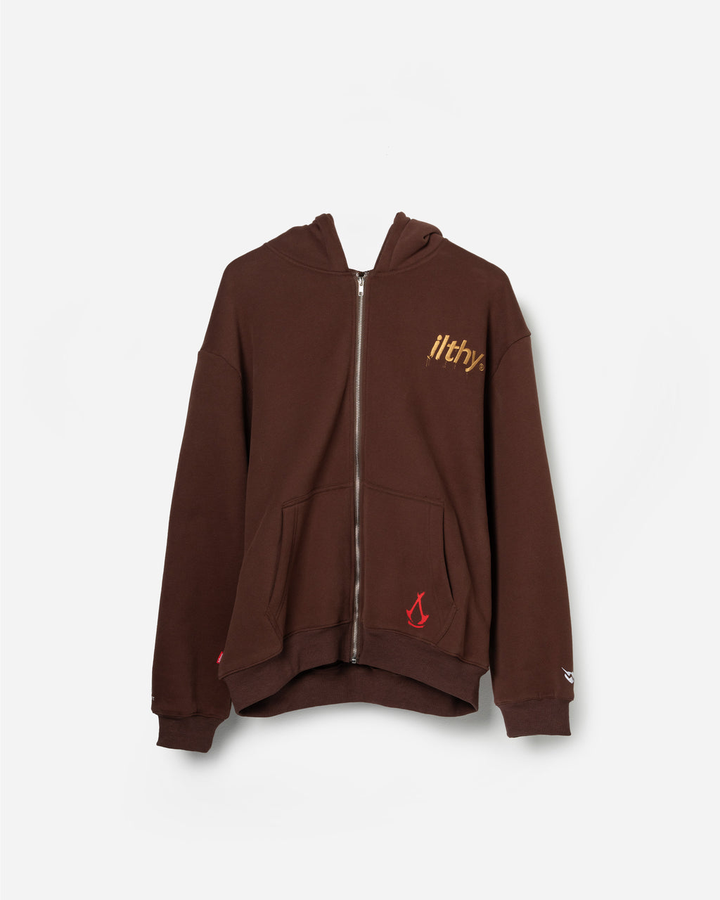 ILTHY® x Assassin’s Creed Shadows Yasuke Mocha Zip-Up Hoodie