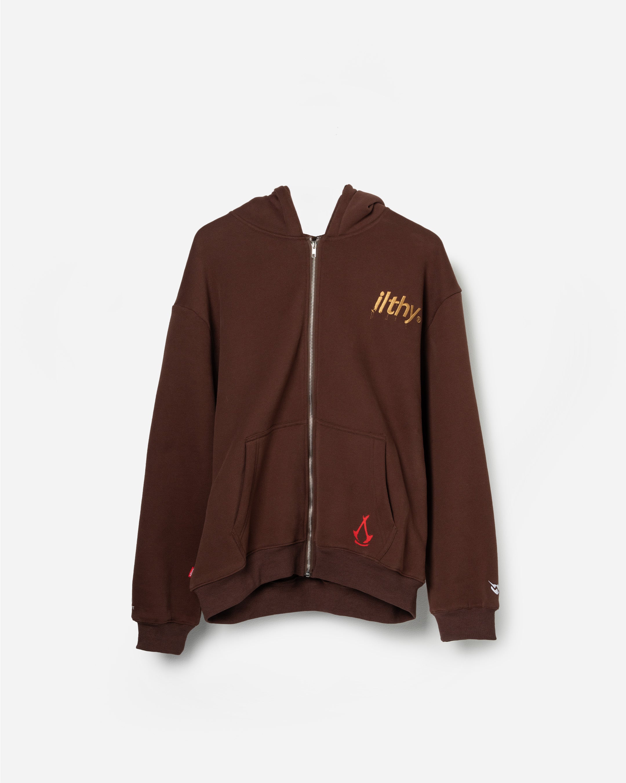 ILTHY® x Assassin’s Creed Shadows Yasuke Mocha Zip-Up Hoodie