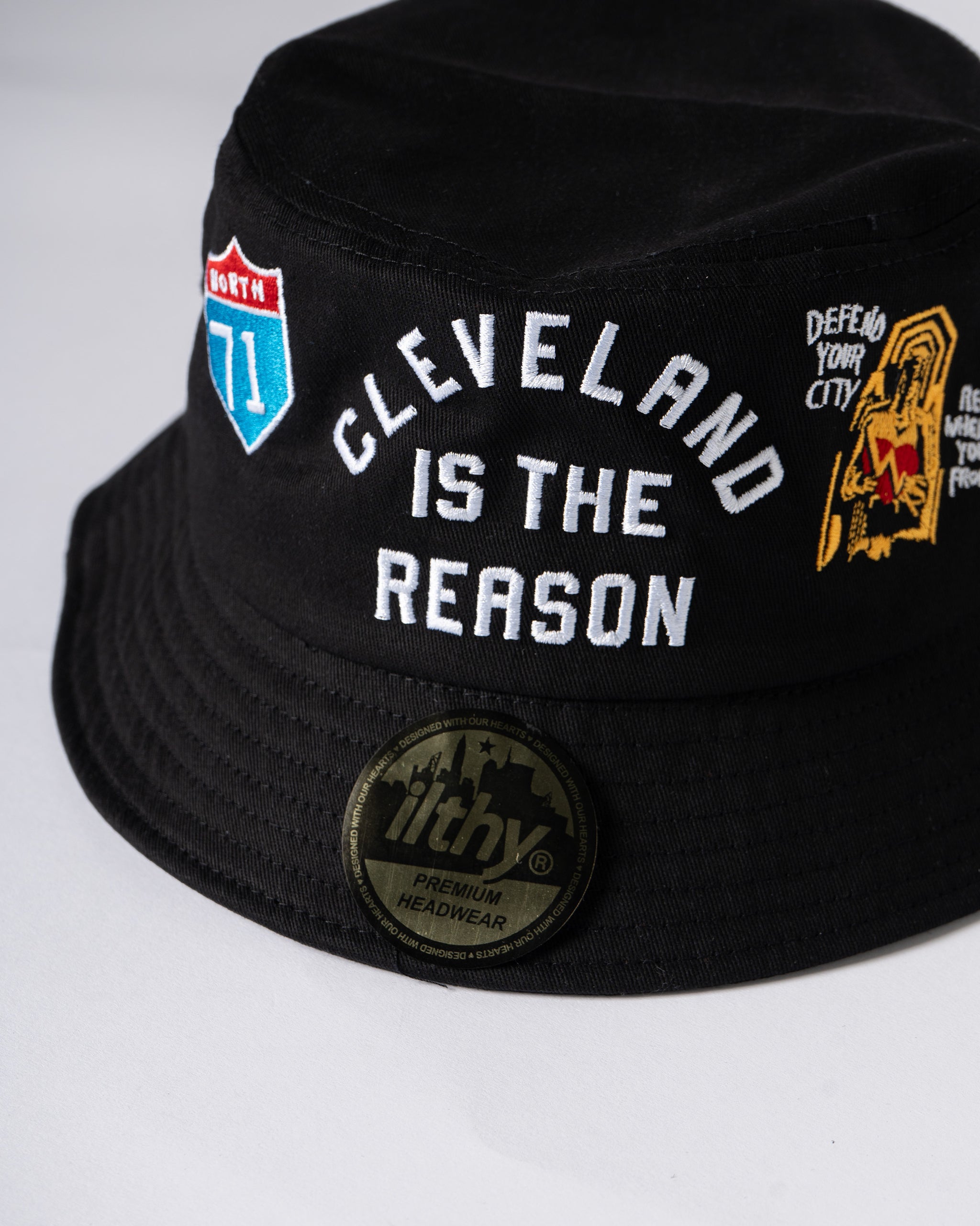★Cleveland Golf★Wide Logo Ribbon Decorations Bucket Hat Cleveland Golf Bucket Hat | Dunlop Sports US