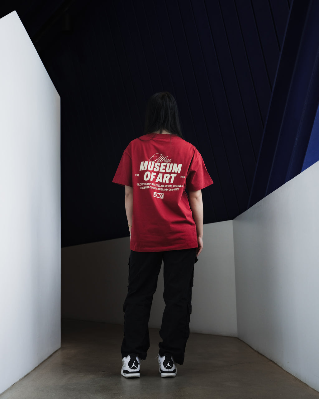 ILTHY® Museum of Art Heavy Weight Tee (Maroon Red)