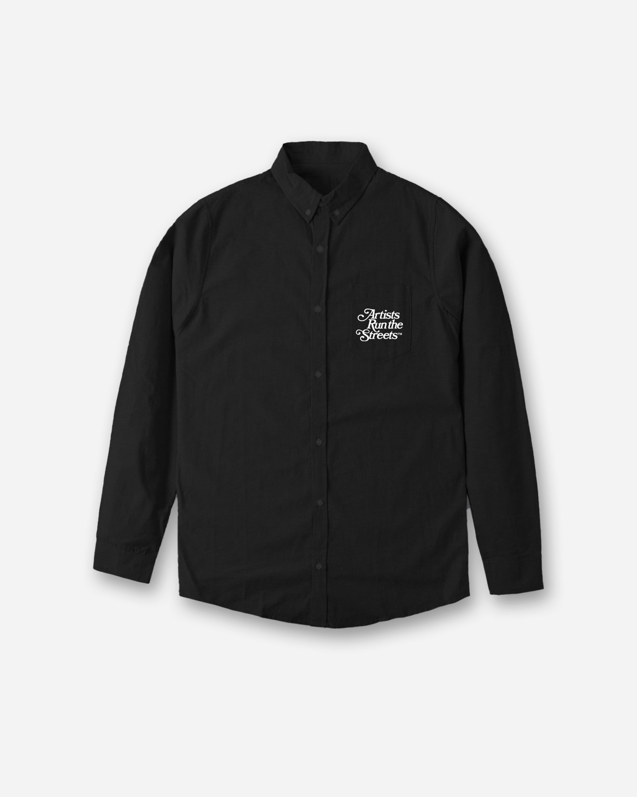 Artists Run The Streets™ Button Up (Black)