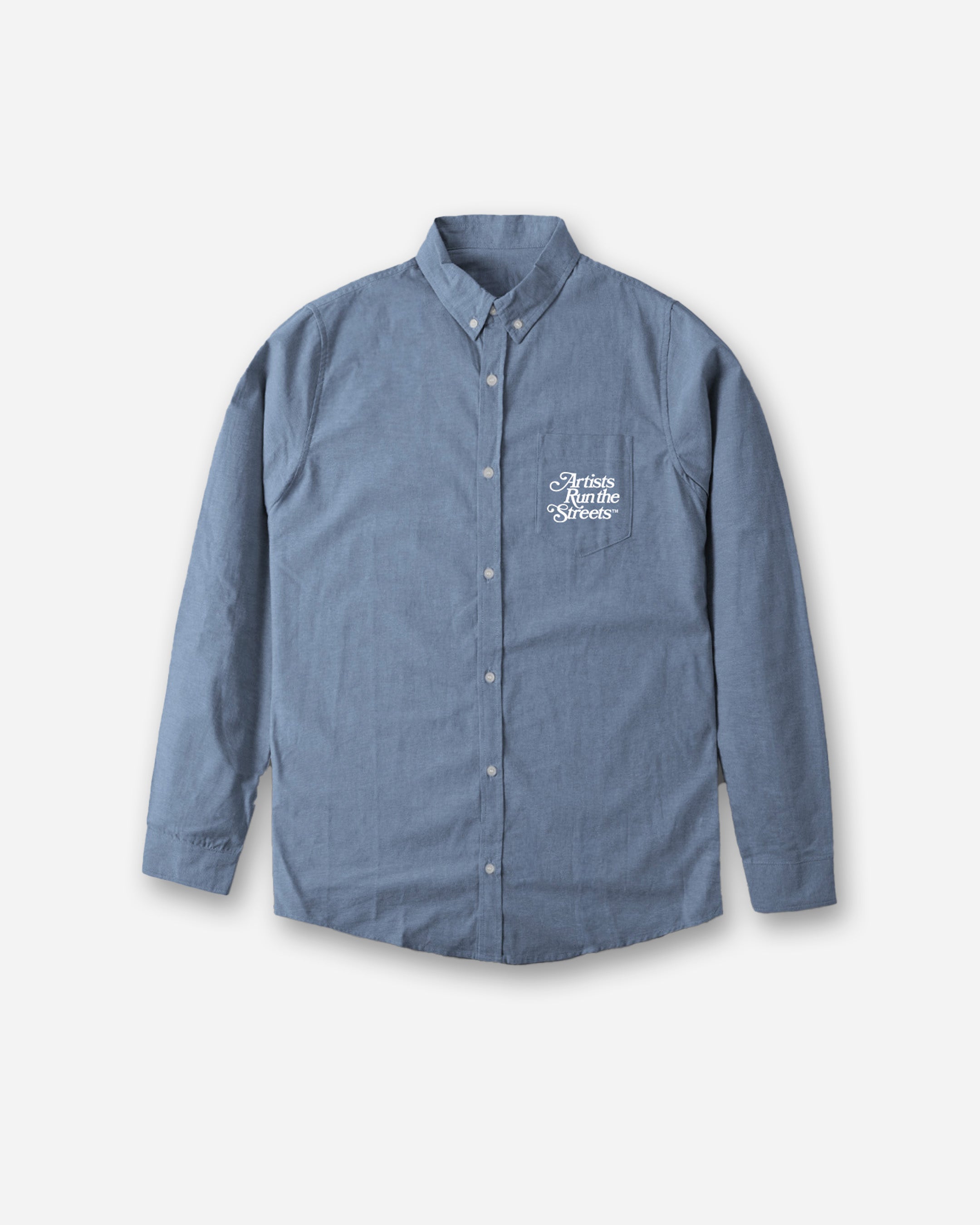 Artists Run The Streets™ Button Up (Blue)