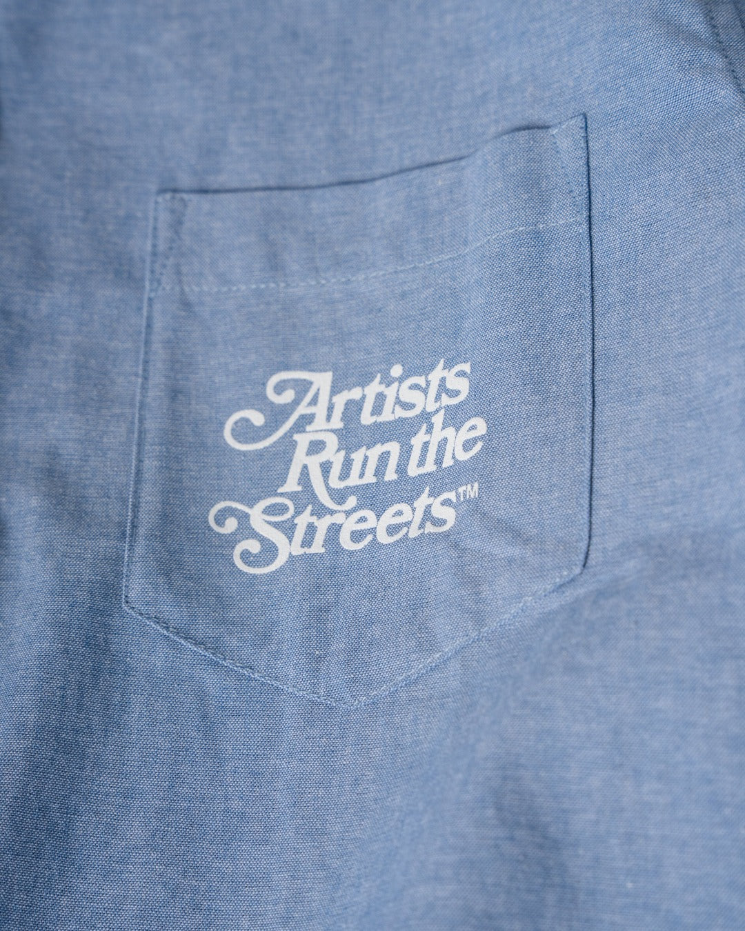 Artists Run The Streets™ Button Up (Blue)