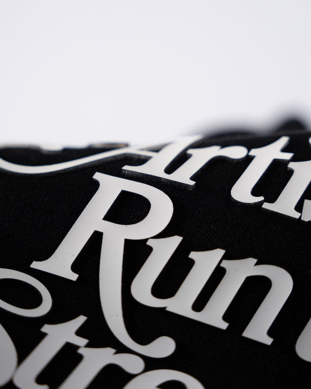 Artists Run The Streets™  3D Silicone Print T-Shirt (Black)