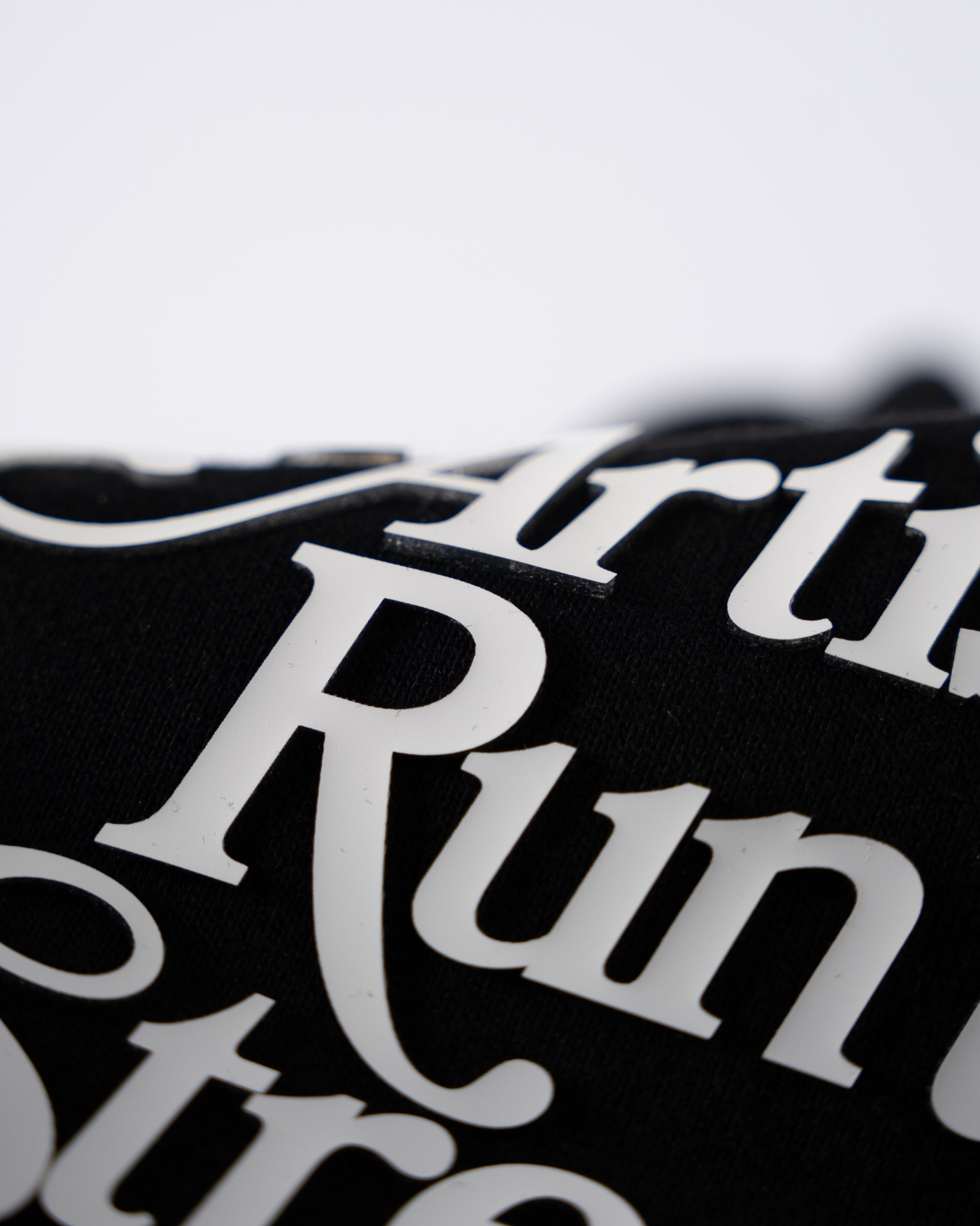 Artists Run The Streets™  3D Silicone Print T-Shirt (Black)