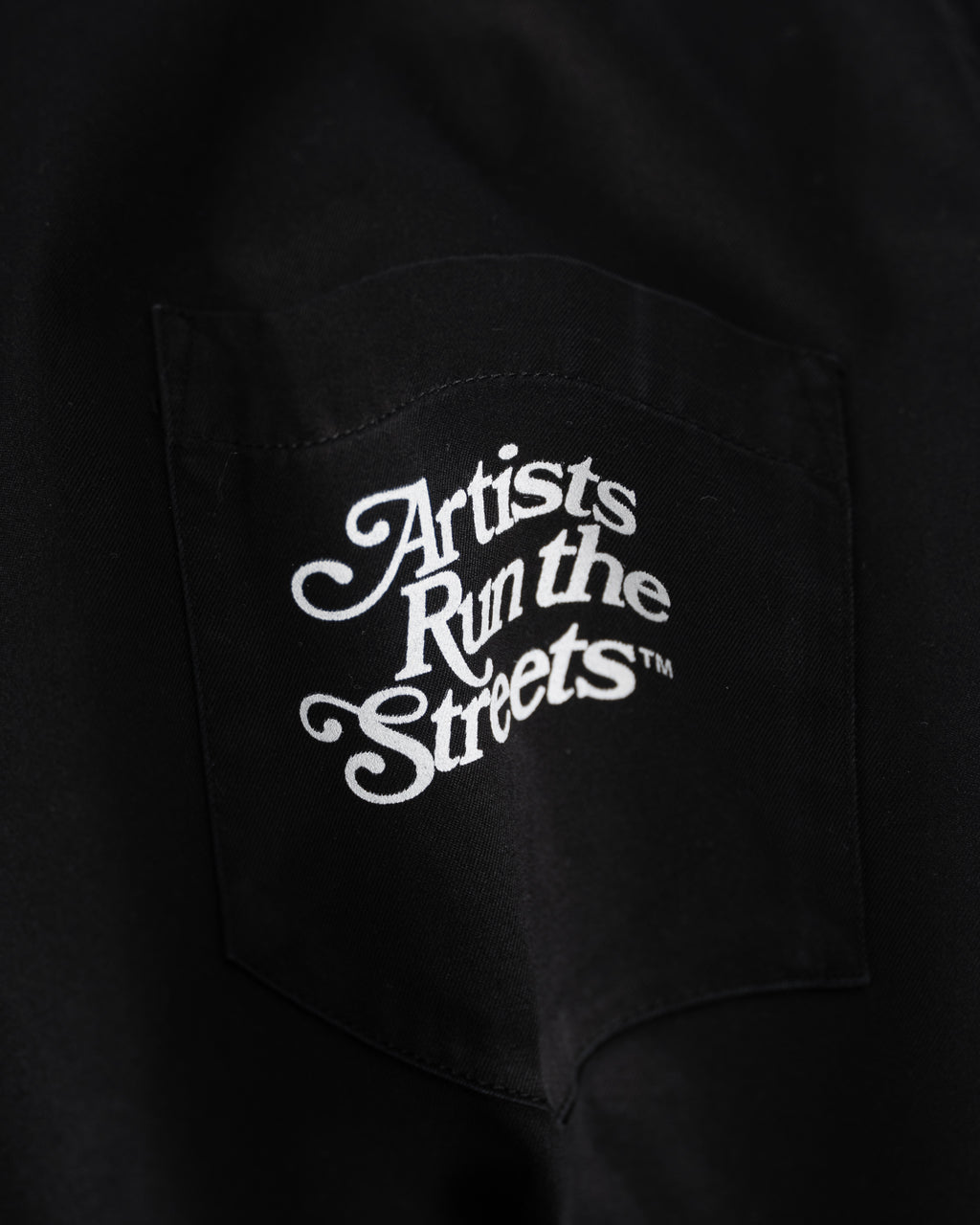 Artists Run The Streets™ Button Up (Black)