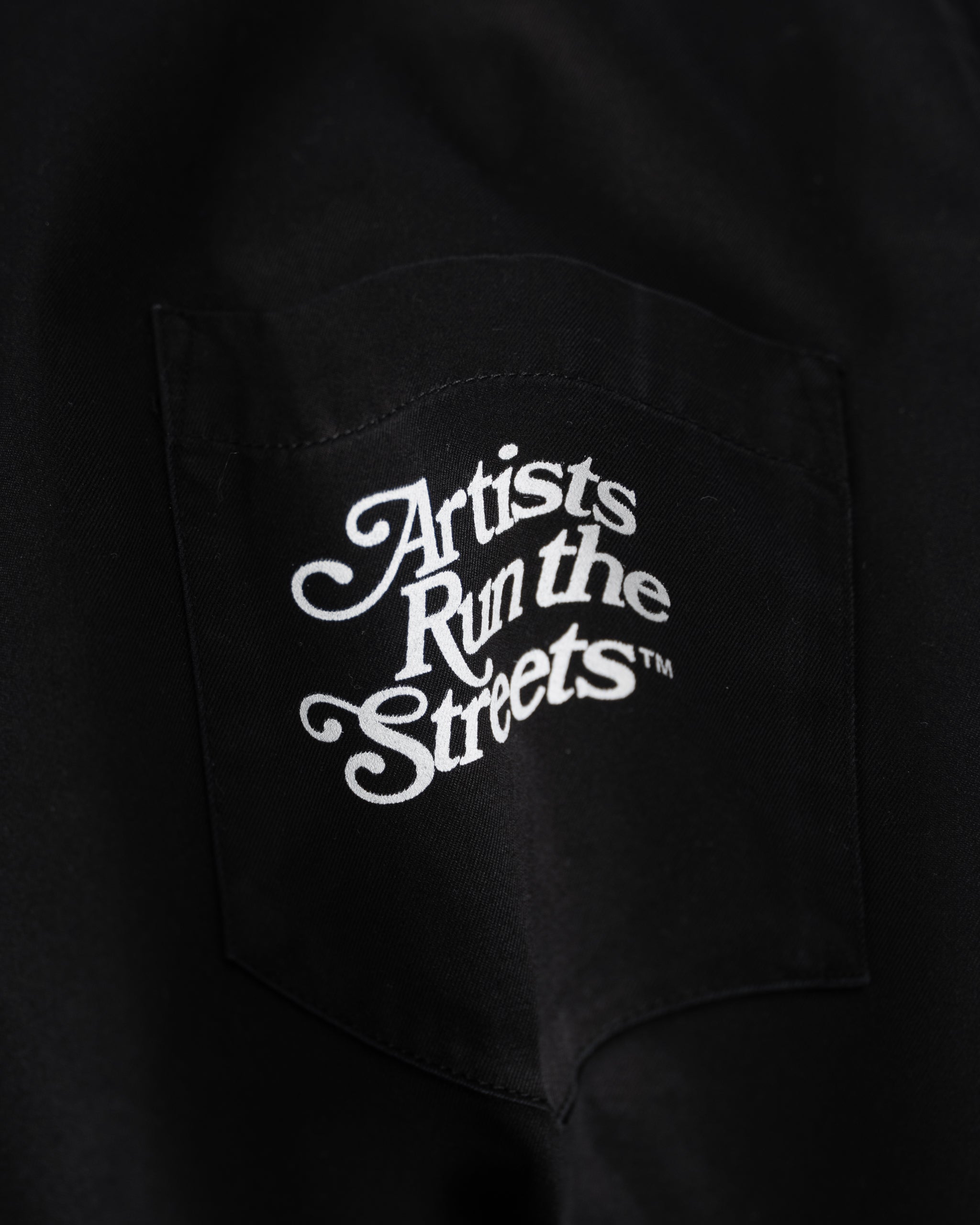 Artists Run The Streets™ Button Up (Black)