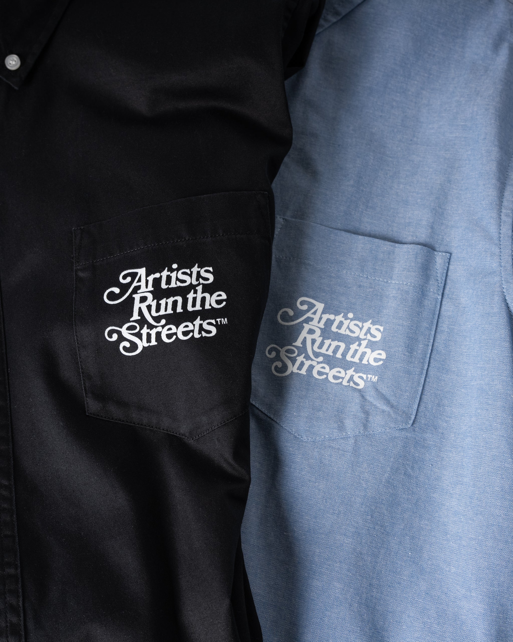 Artists Run The Streets™ Button Up (Black)