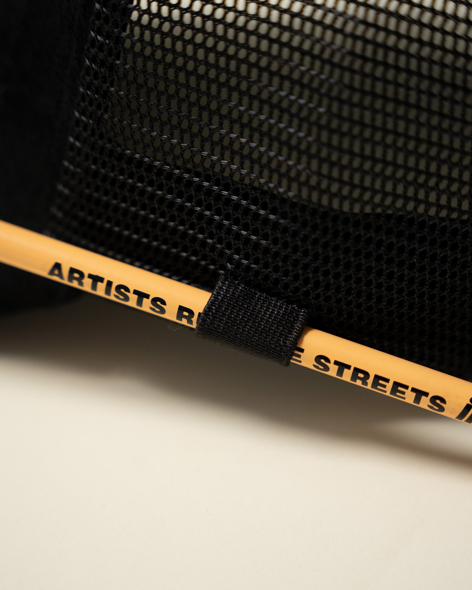 Artists Run the Streets™ Suede Trucker Cap (Black)