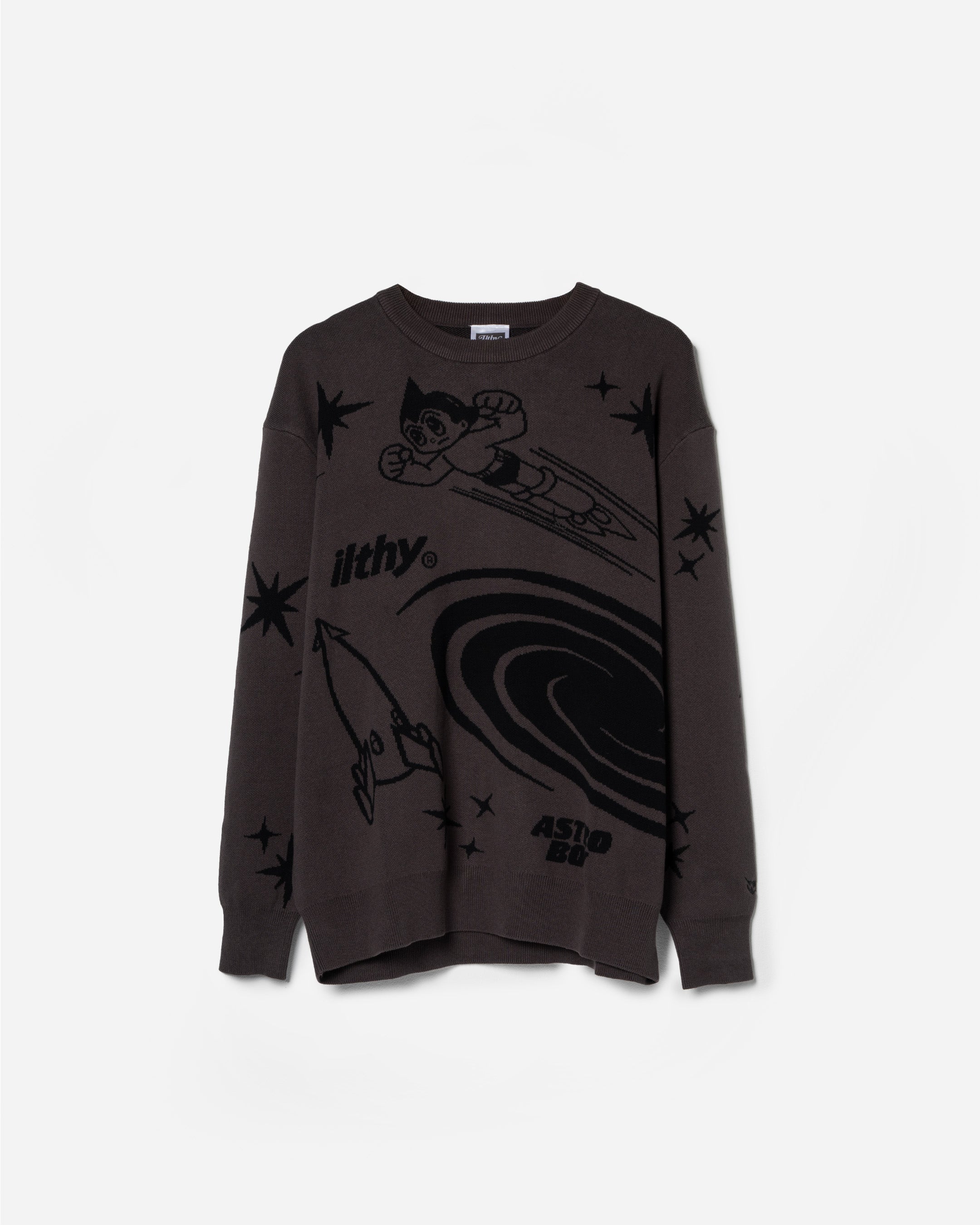 ILTHY® for Astro Boy Jacquard Knit Sweater (Gray)