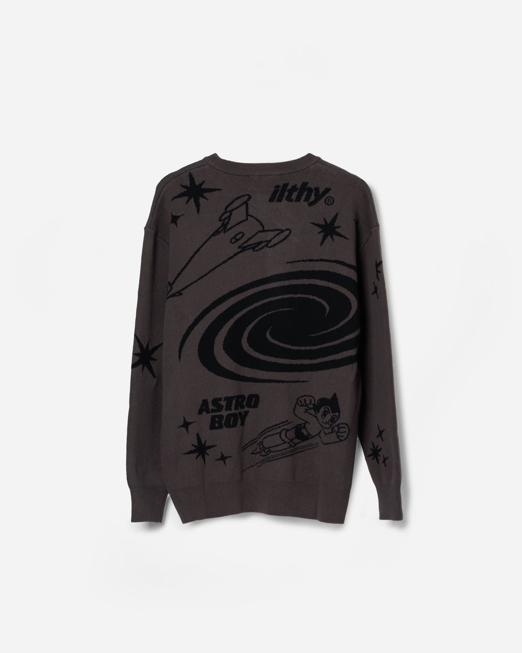 ILTHY® for Astro Boy Jacquard Knit Sweater (Gray)