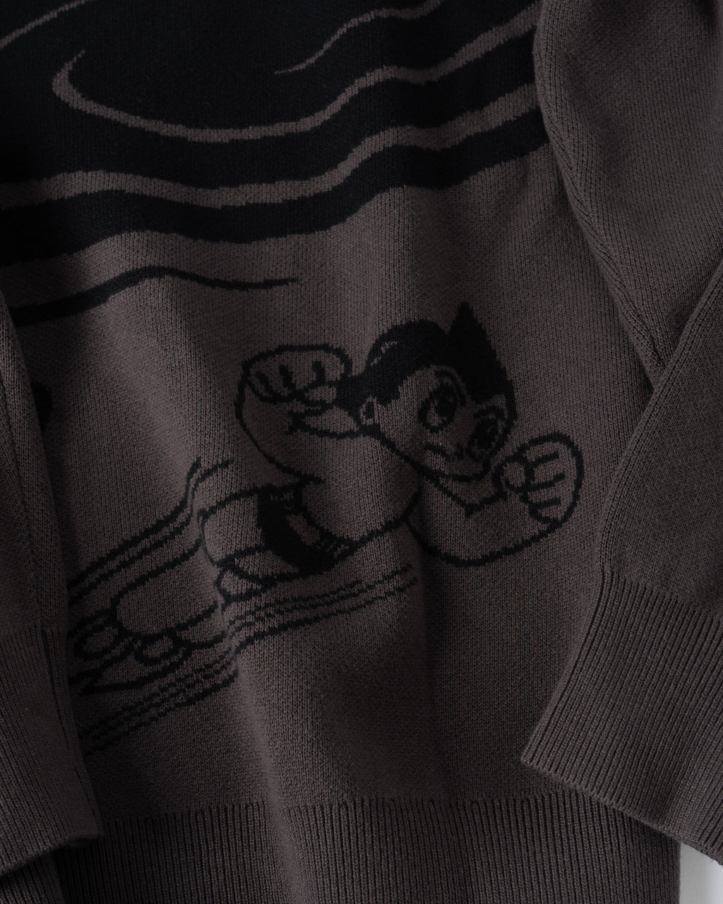 ILTHY® for Astro Boy Jacquard Knit Sweater (Gray)