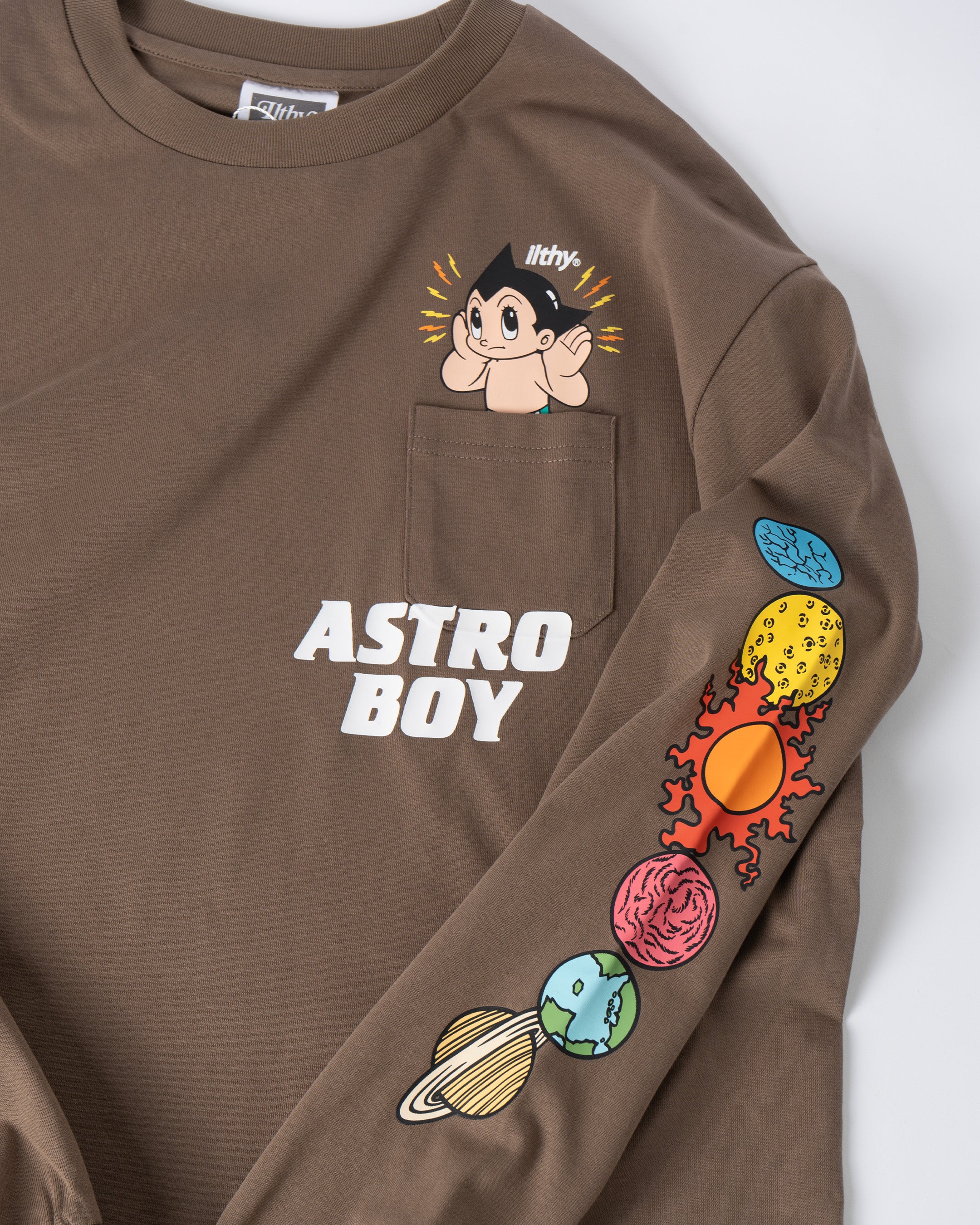 ILTHY® for Astro Boy Long Sleeve Tee (Brown)