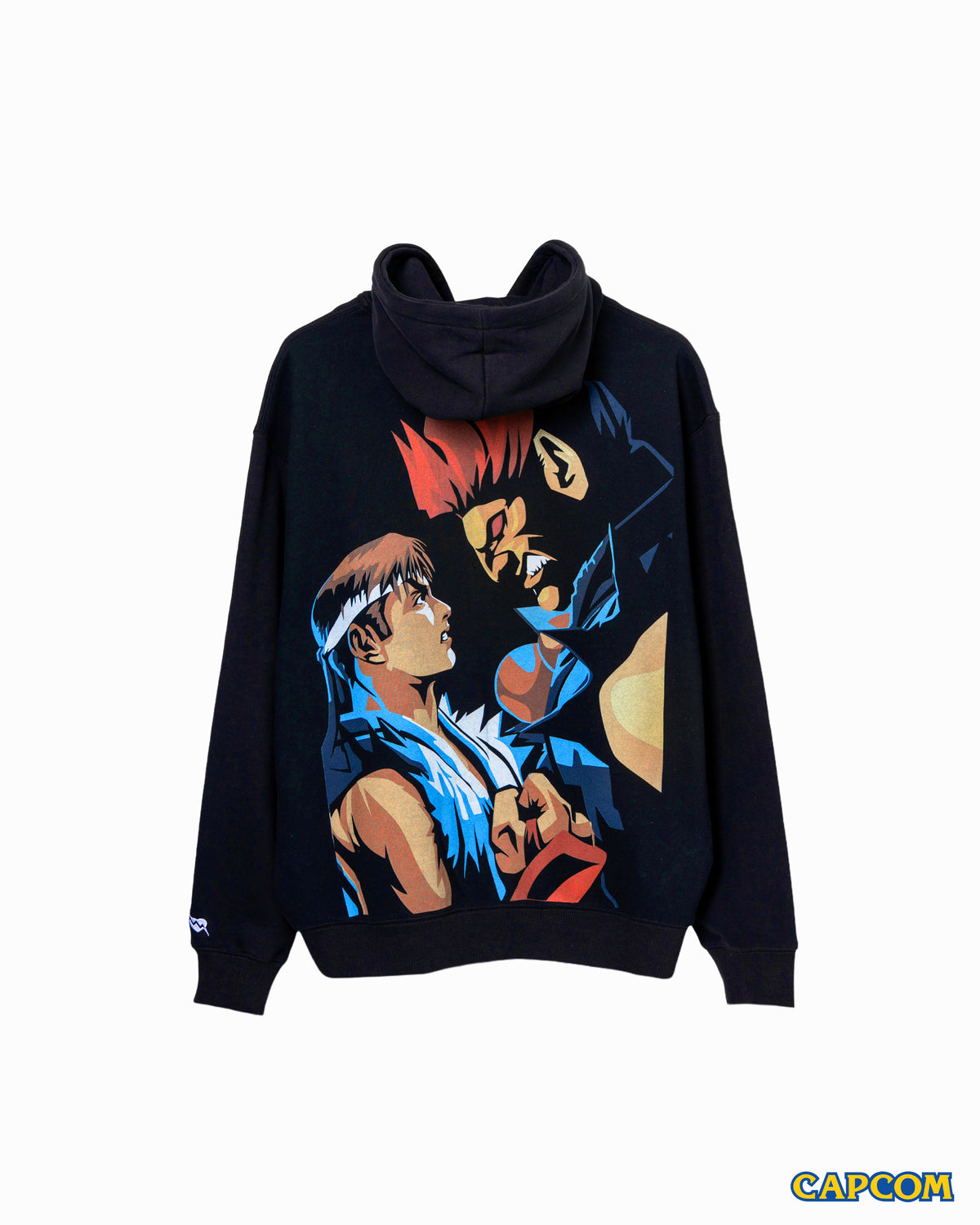 (PRE-ORDER) Street Fighter™ Zip Hoodie Ryu vs. Akuma (Black)