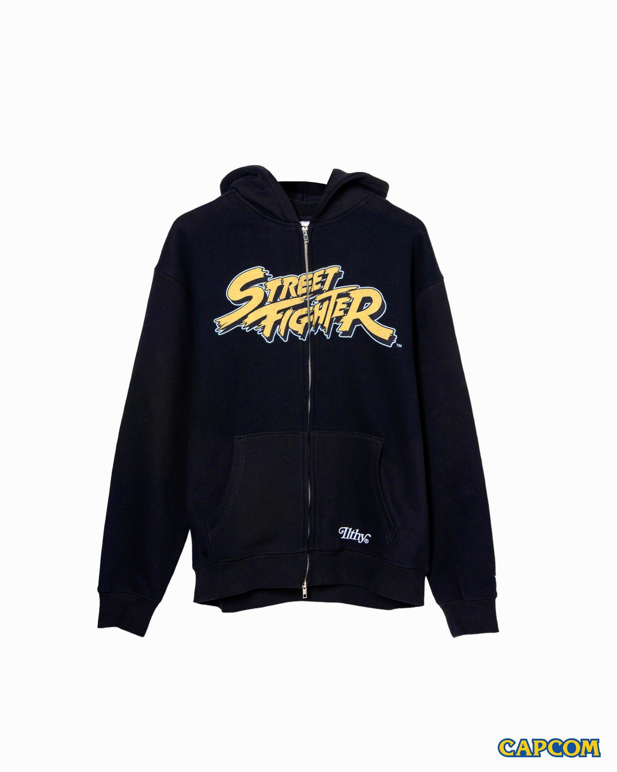 (PRE-ORDER) Street Fighter™ Zip Hoodie Ryu vs. Akuma (Black)