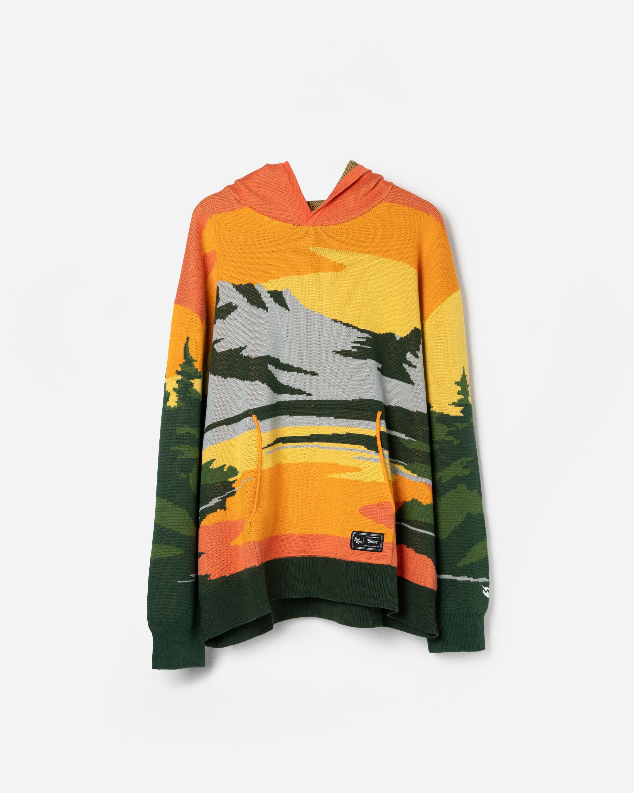 ILTHY® for Bob Ross Sweater Knit Hoodie (Orange)