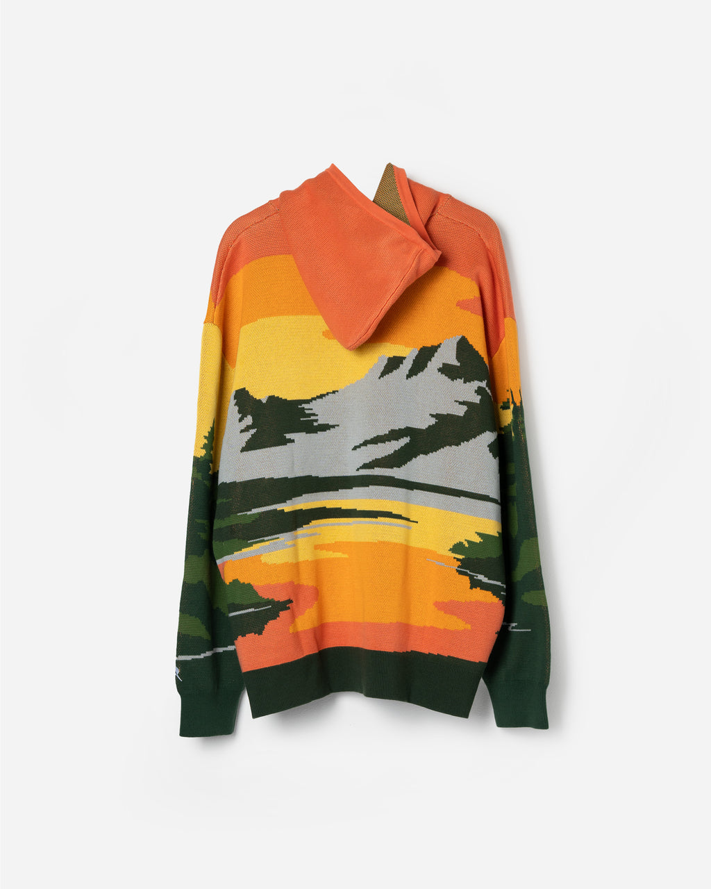 ILTHY® for Bob Ross Sweater Knit Hoodie (Orange)