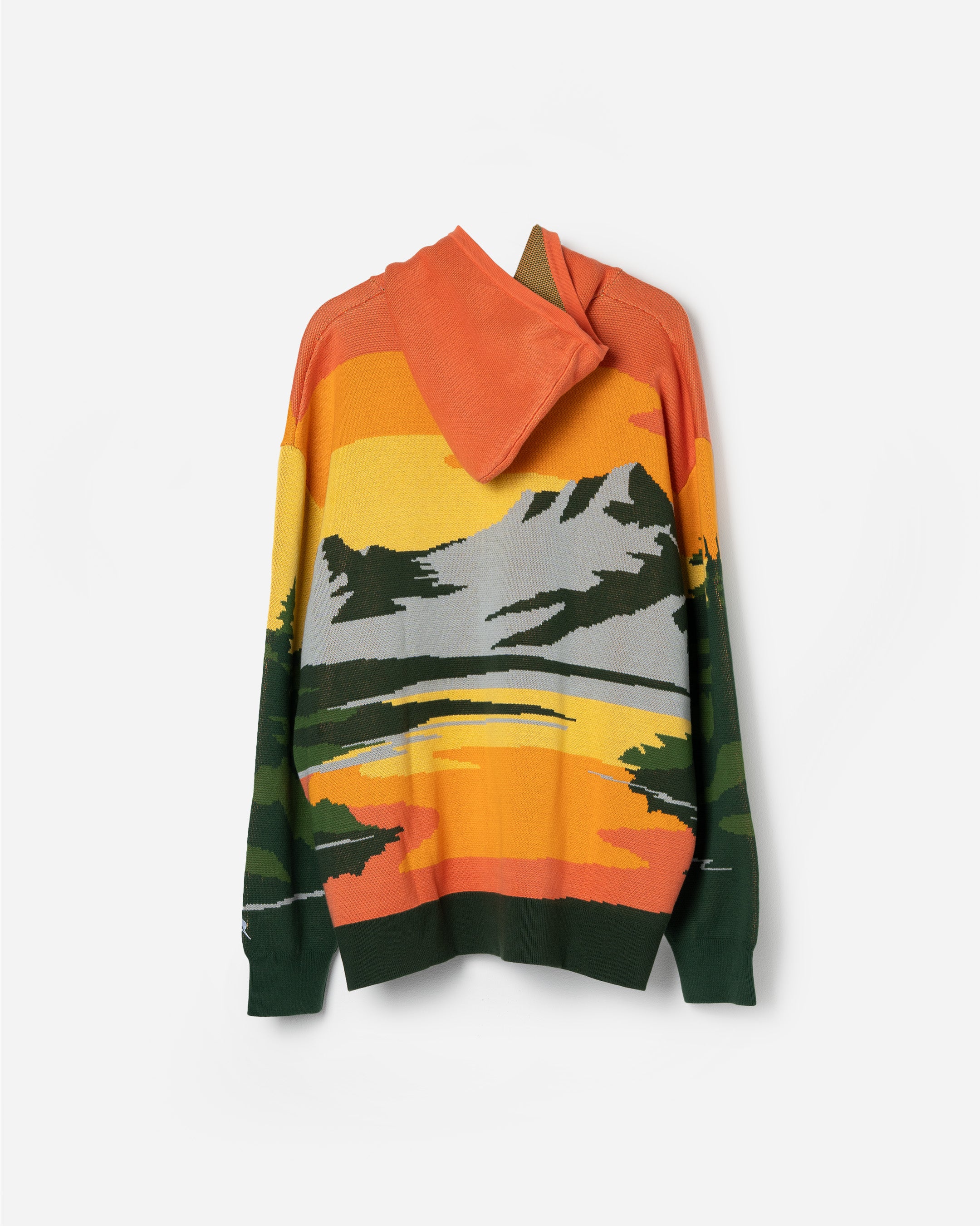ILTHY® for Bob Ross Sweater Knit Hoodie (Orange)