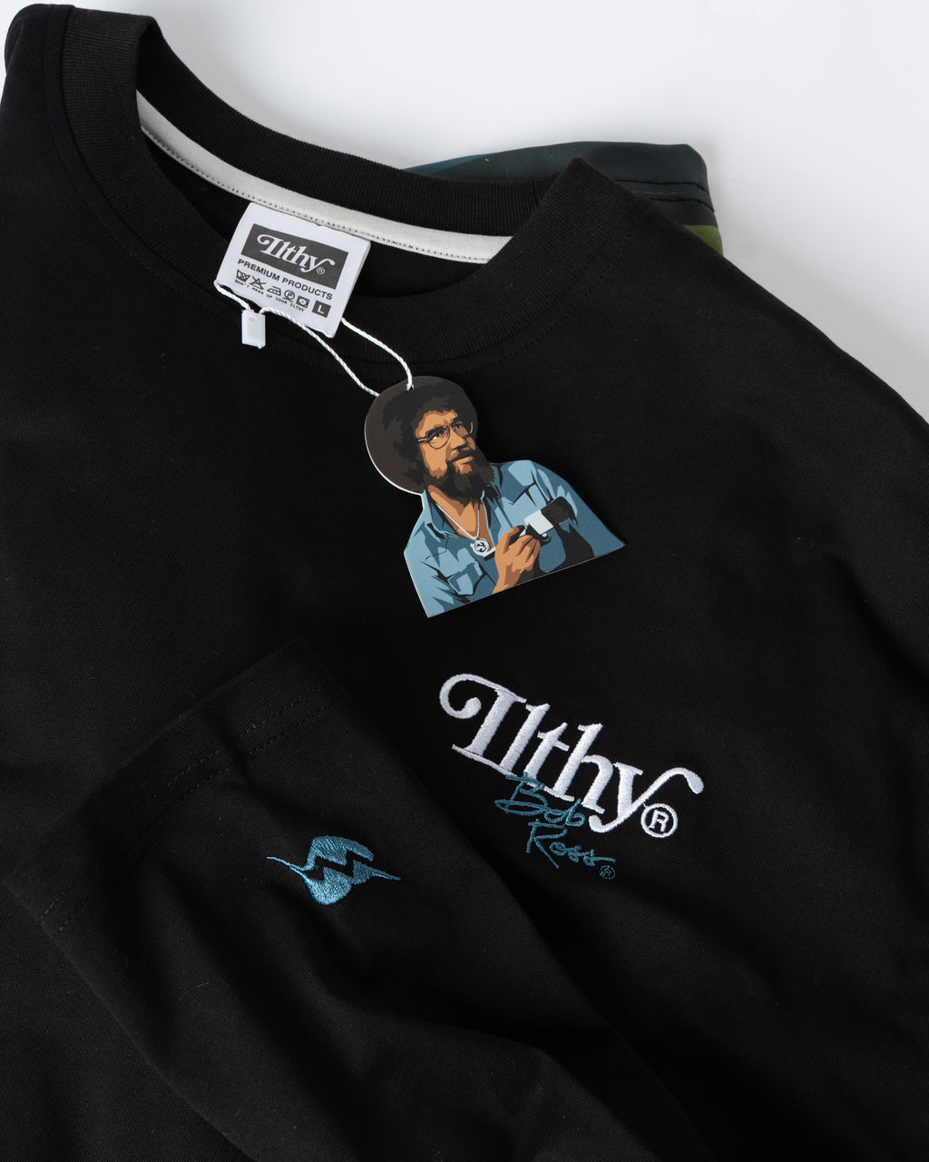 ILTHY® for Bob Ross Long Sleeve Tee (Black)