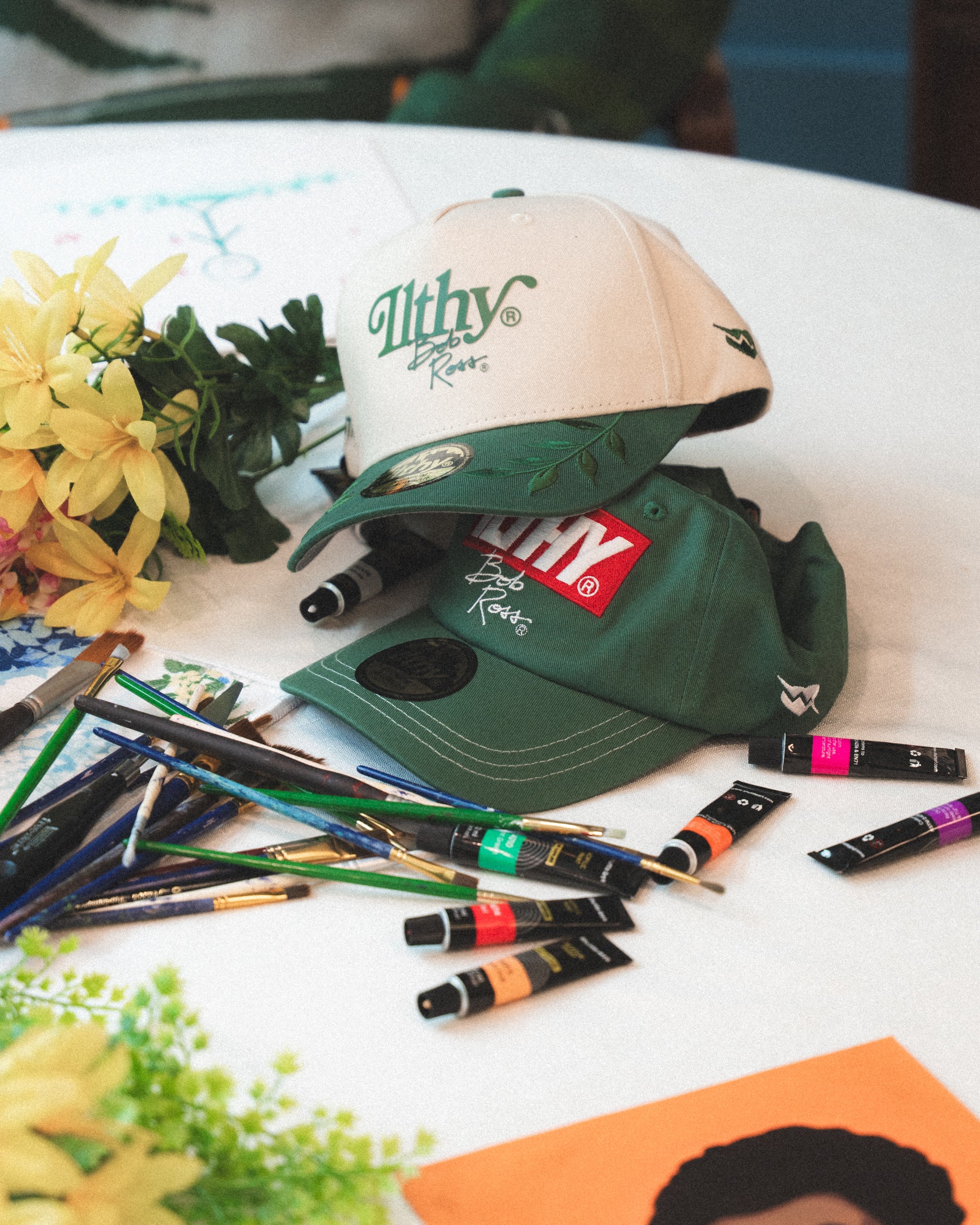 ILTHY® for Bob Ross Snapback Cap (Forest Green)