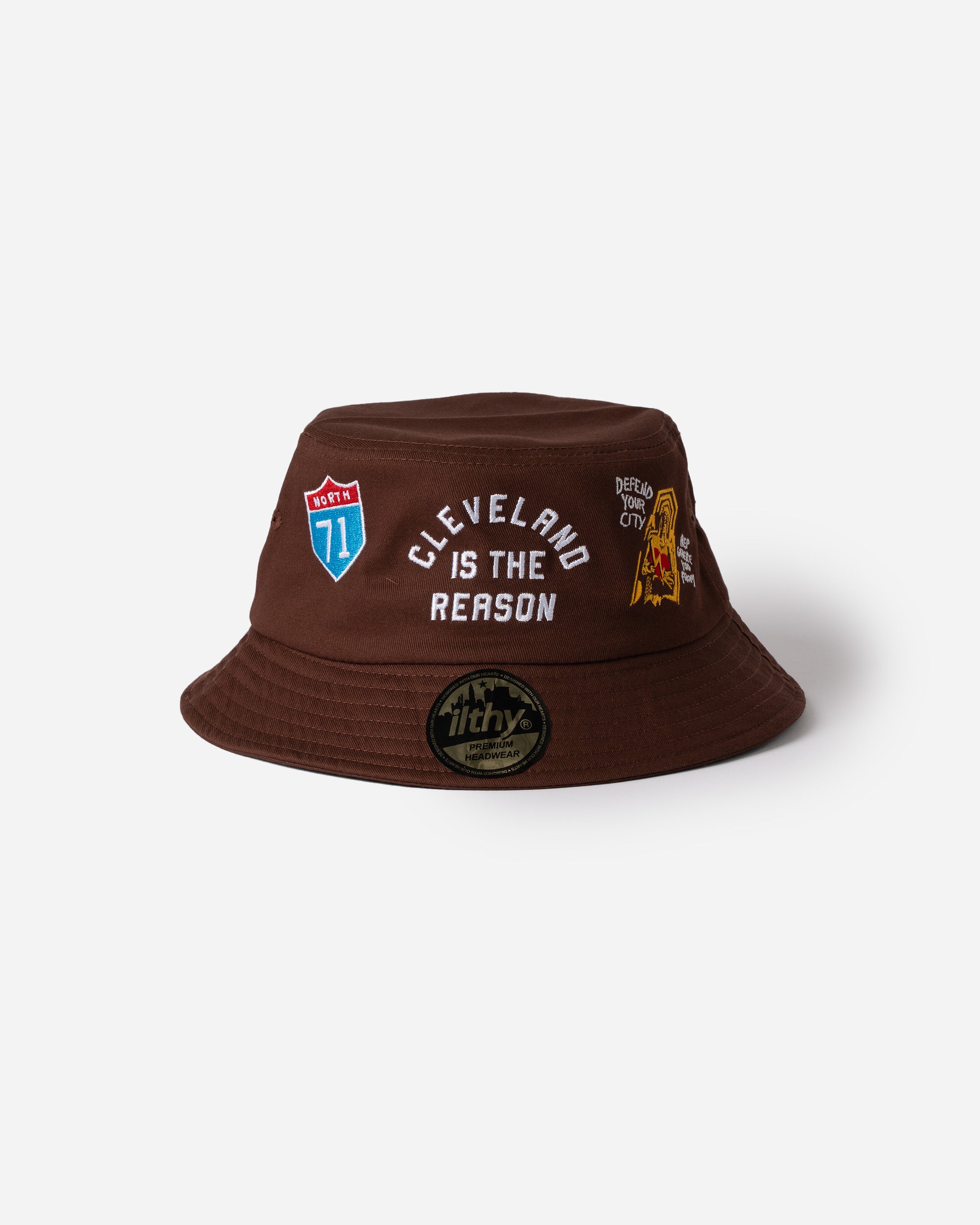 Cleveland Is the Reason™ Bucket Cap (Brown) – ILTHY