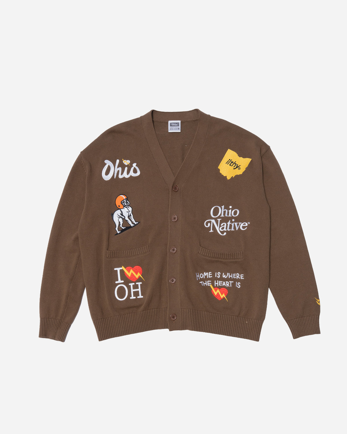 Ohio Dog Pound Cardigan (Brown)