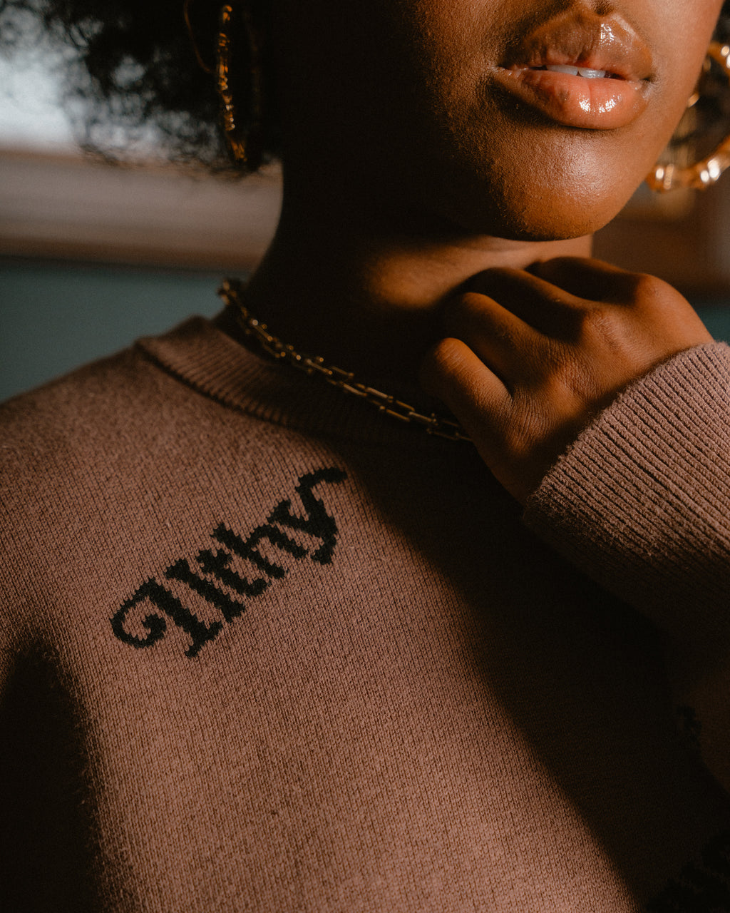 ILTHY® x BROWNS® Jacquard Pattern Knit Sweater