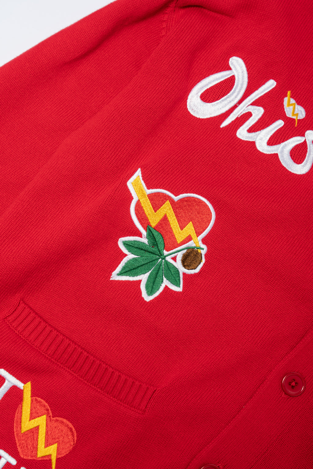 Ohio Buckeye Cardigan (Red)