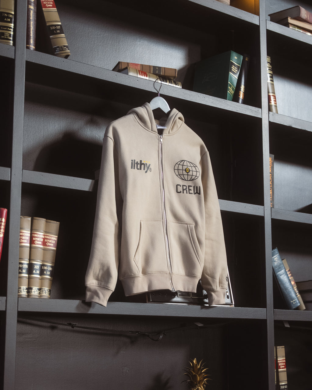 Columbus Crew Zip-Up Hoodie (Beige)