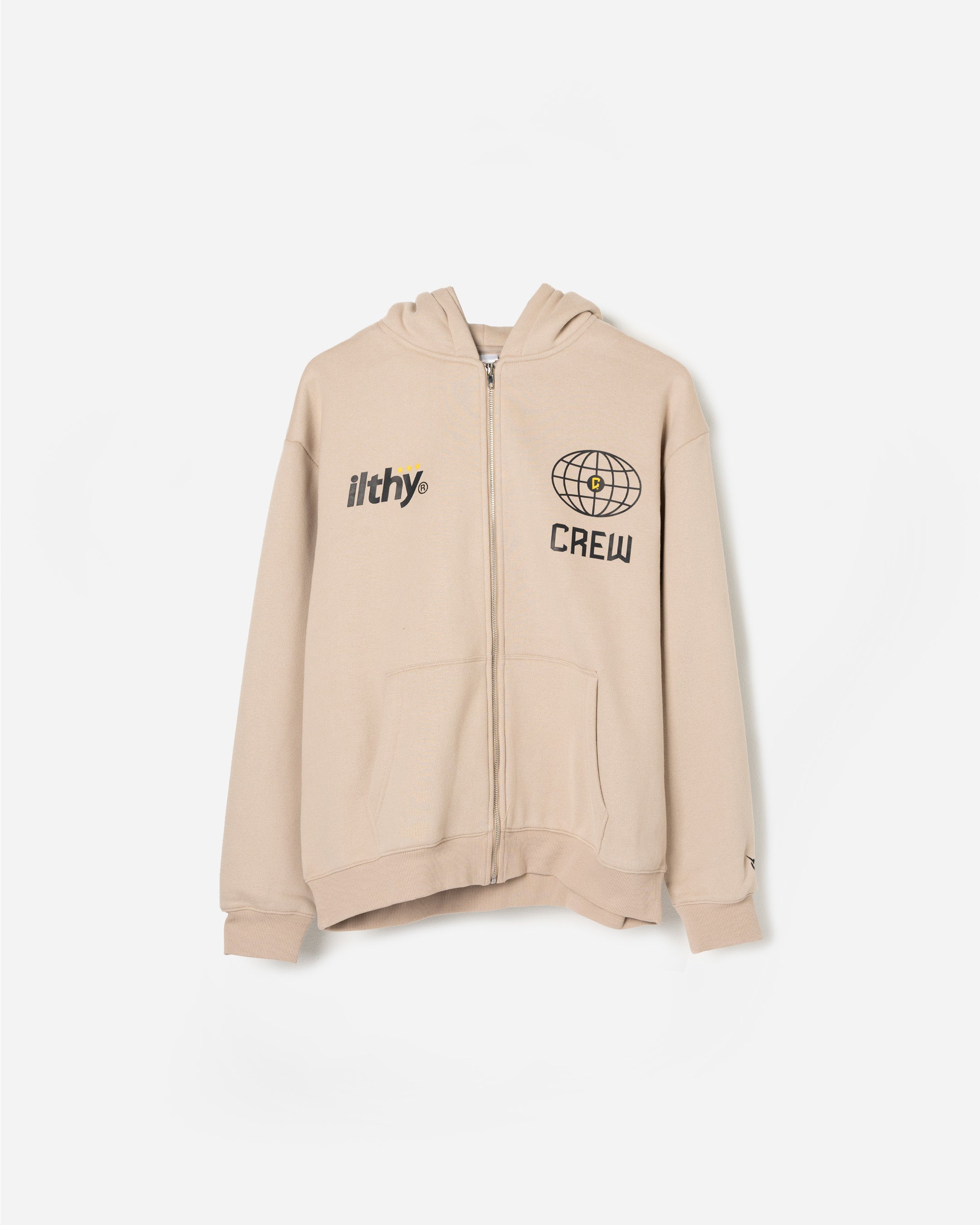 Columbus Crew Zip-Up Hoodie (Beige)