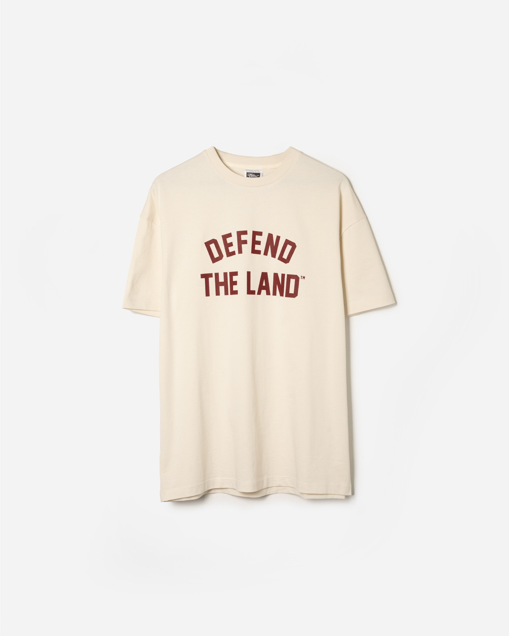 Defend the Land™ Cream Tee (Maroon)