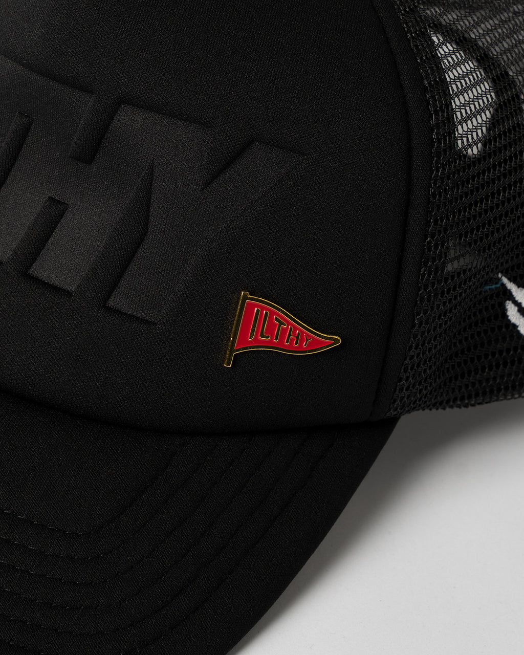 ILTHY® Debossed Flag Trucker (w/ FREE flag pin)