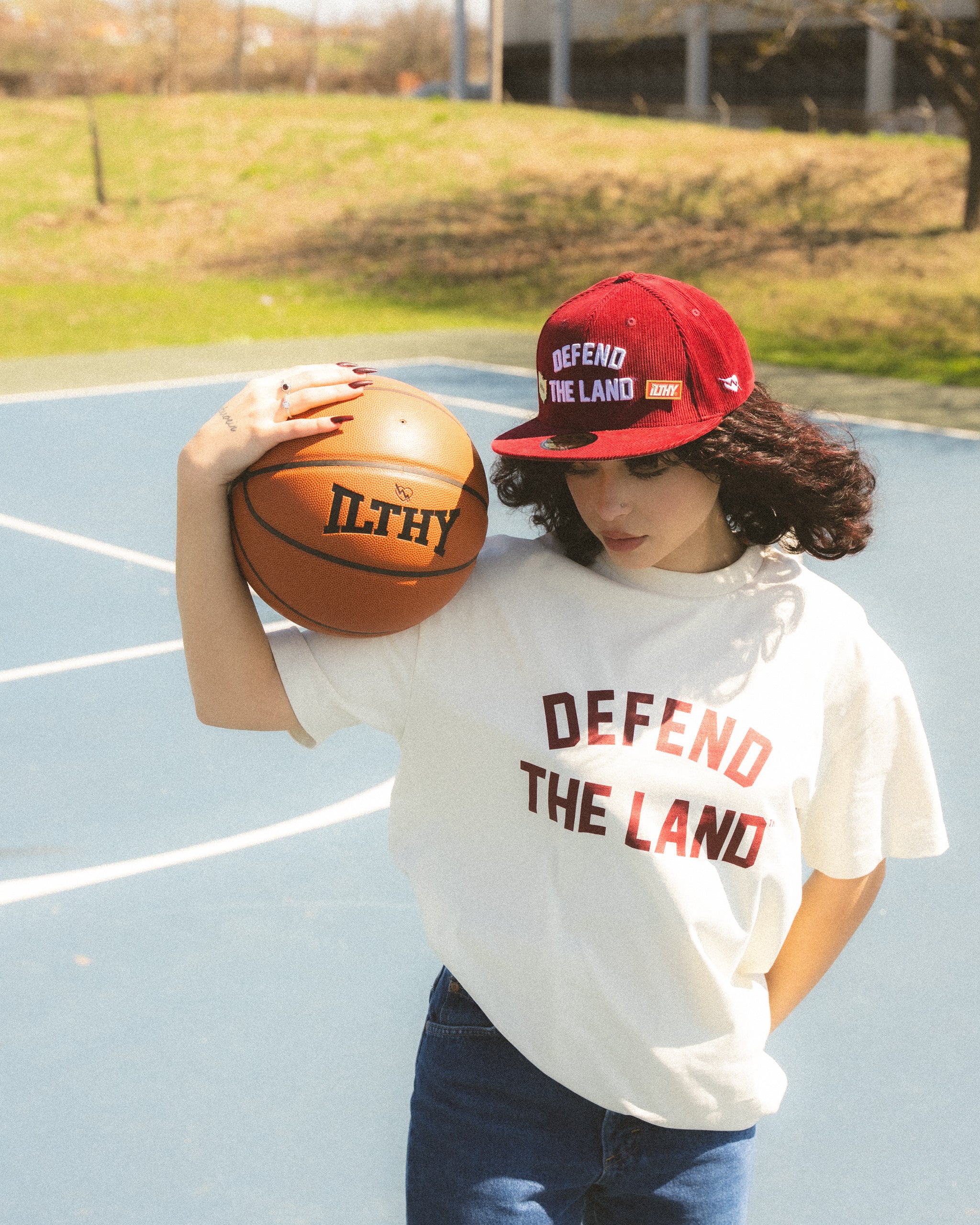 Defend the Land™ Maroon Cap (with free pin set)