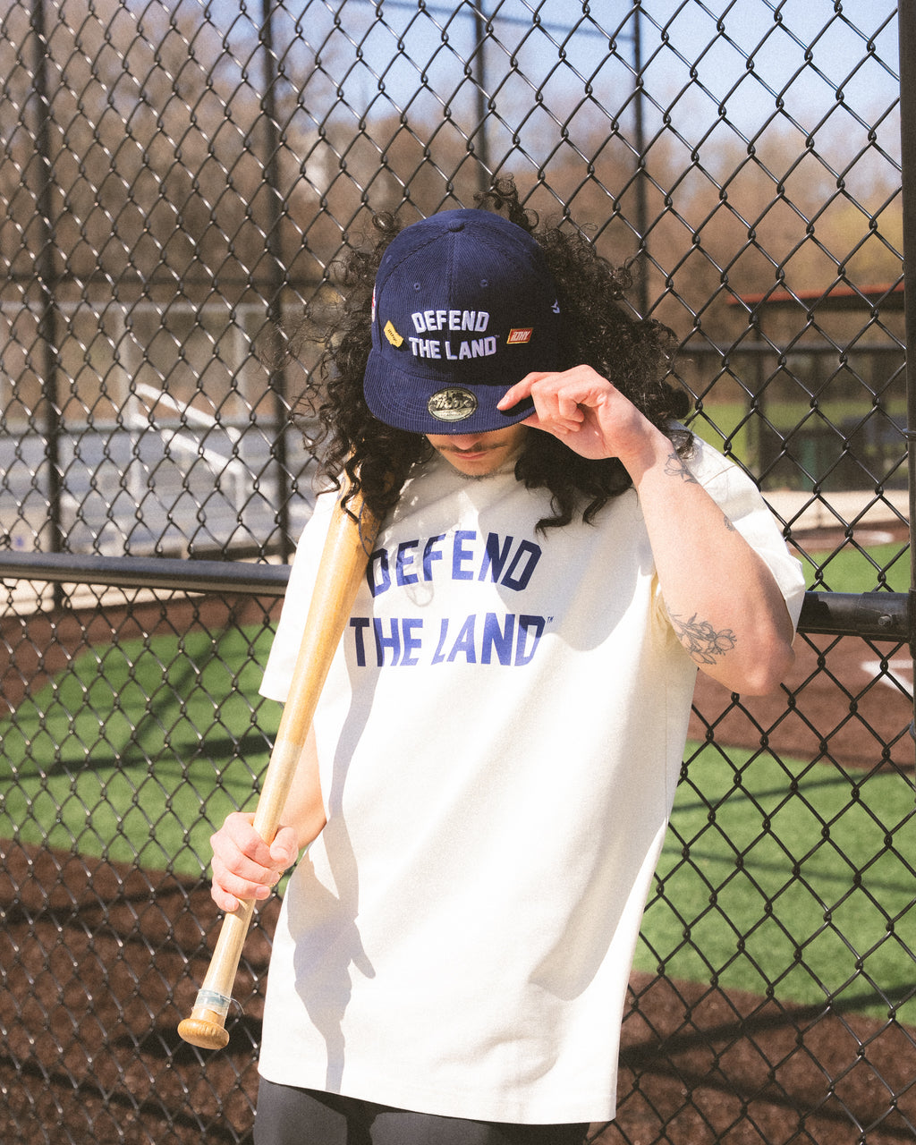 Defend the Land™ Navy Cap (with free pin set)