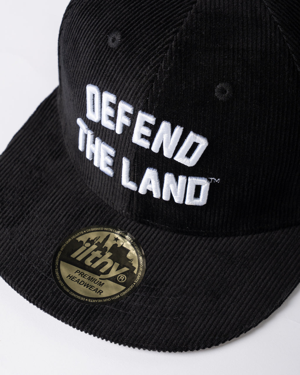 Defend the Land™ Black Cap (with free pin set)