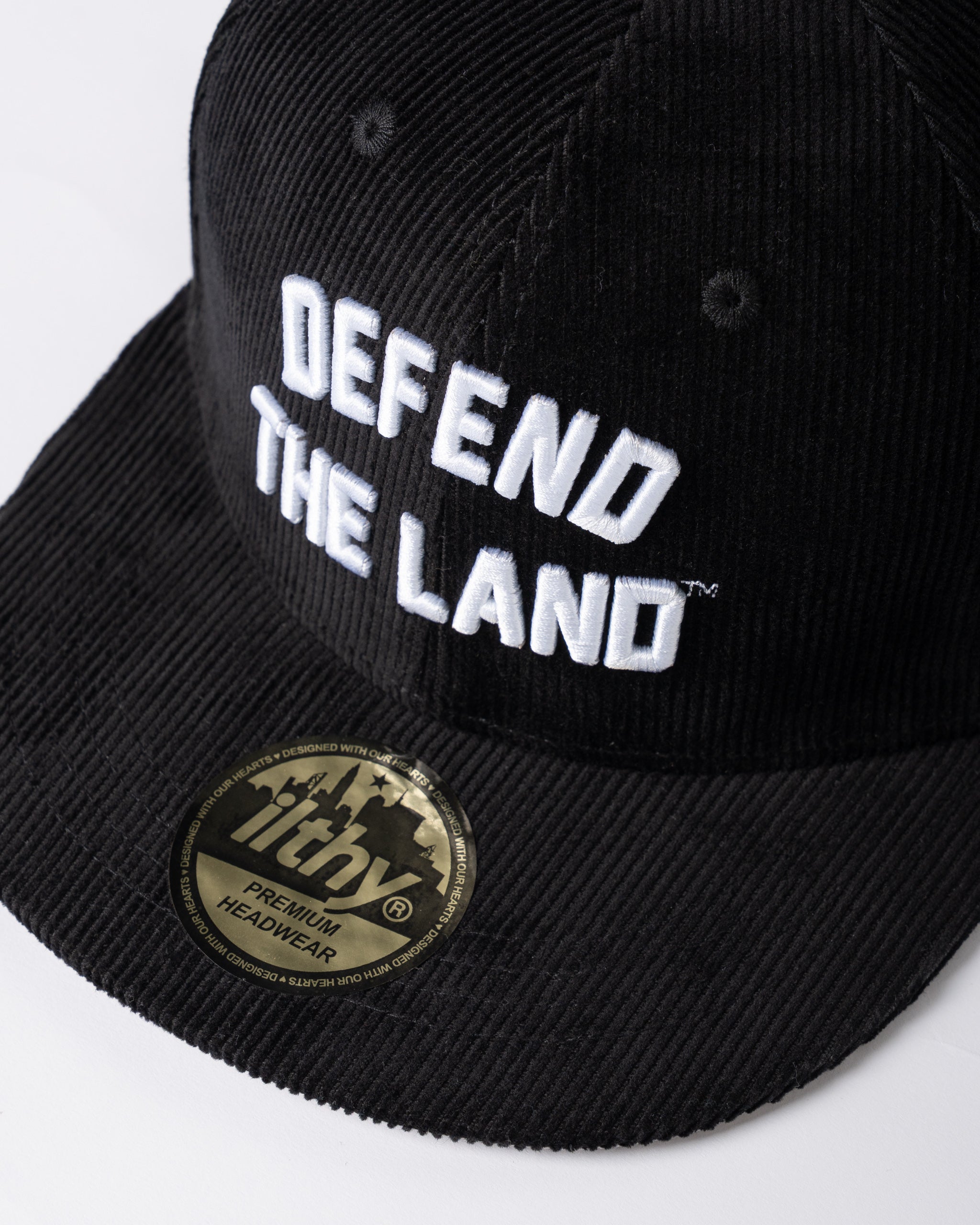 Defend the Land™ Black Cap (with free pin set)