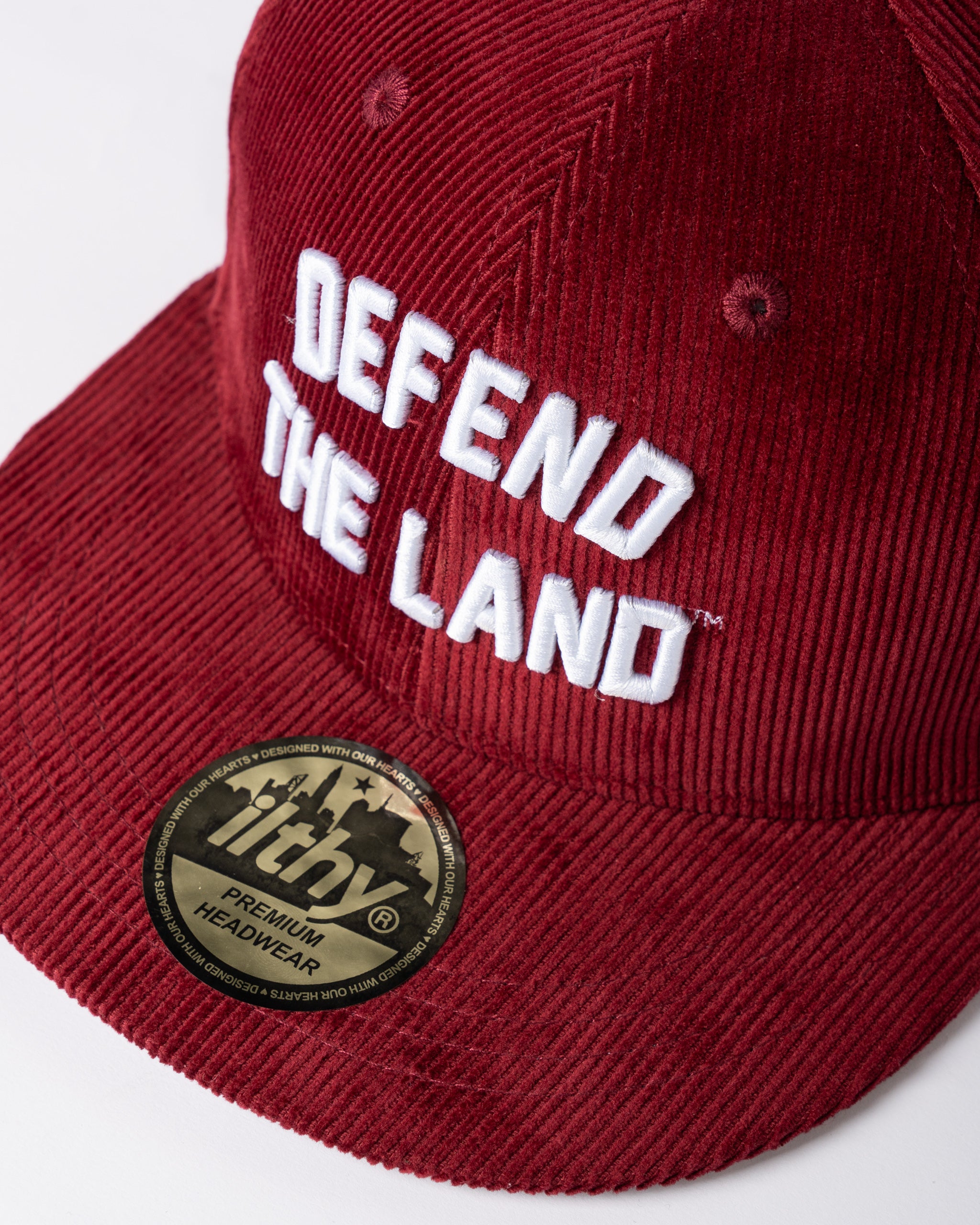 Defend the Land™ Maroon Cap (with free pin set)