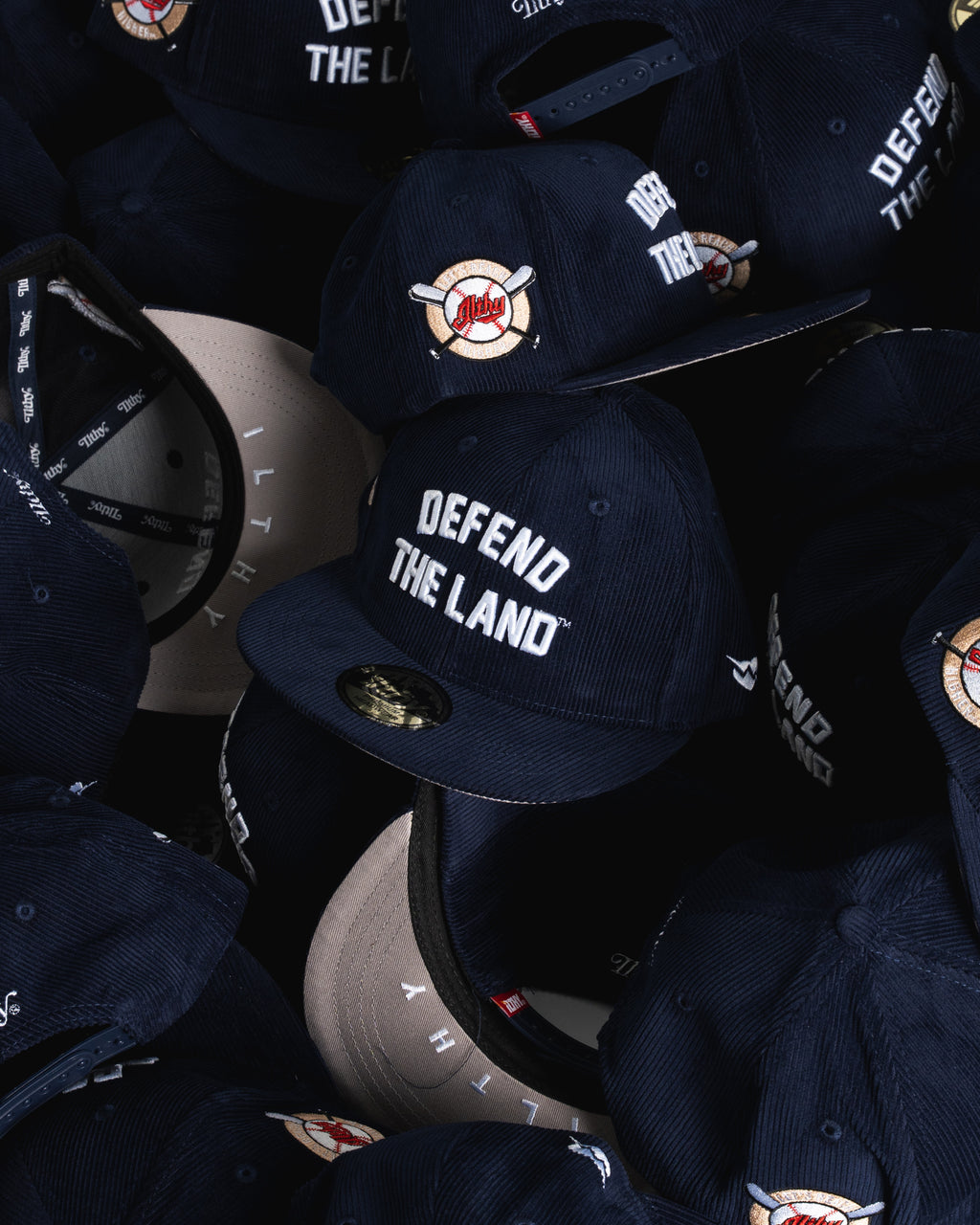 Defend the Land™ Navy Cap (with free pin set)