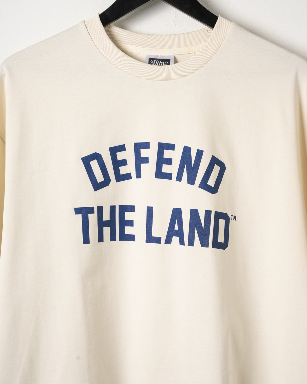 Defend the Land™ Cream Tee (Navy)