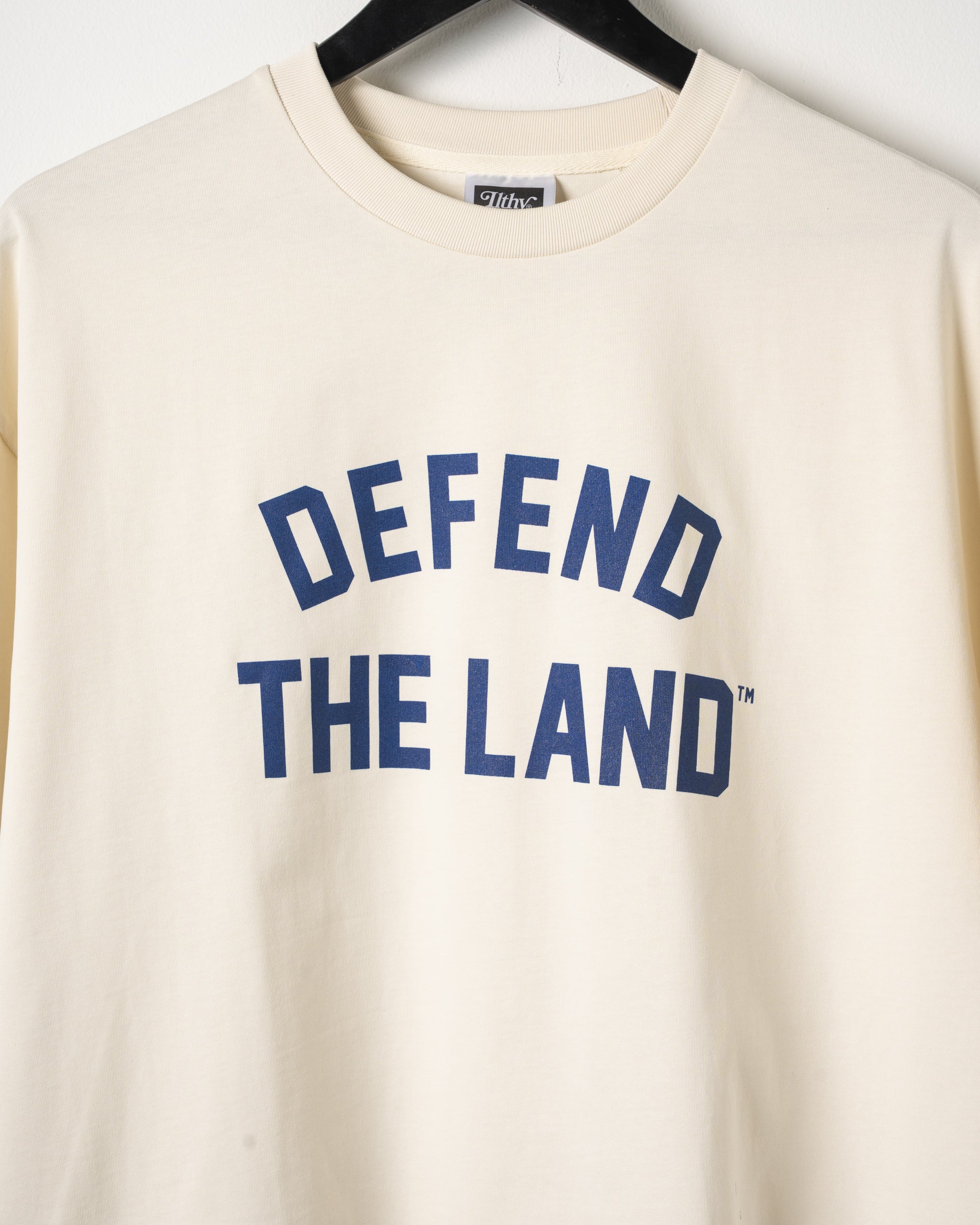 Defend the Land™ Cream Tee (Navy)