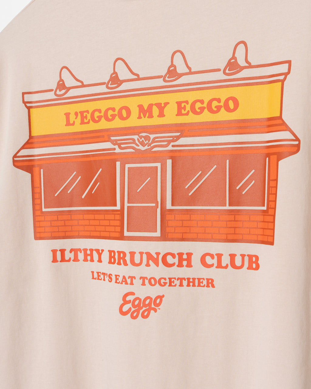 Eggo® Waffle Heavy T-Shirt (Cream)
