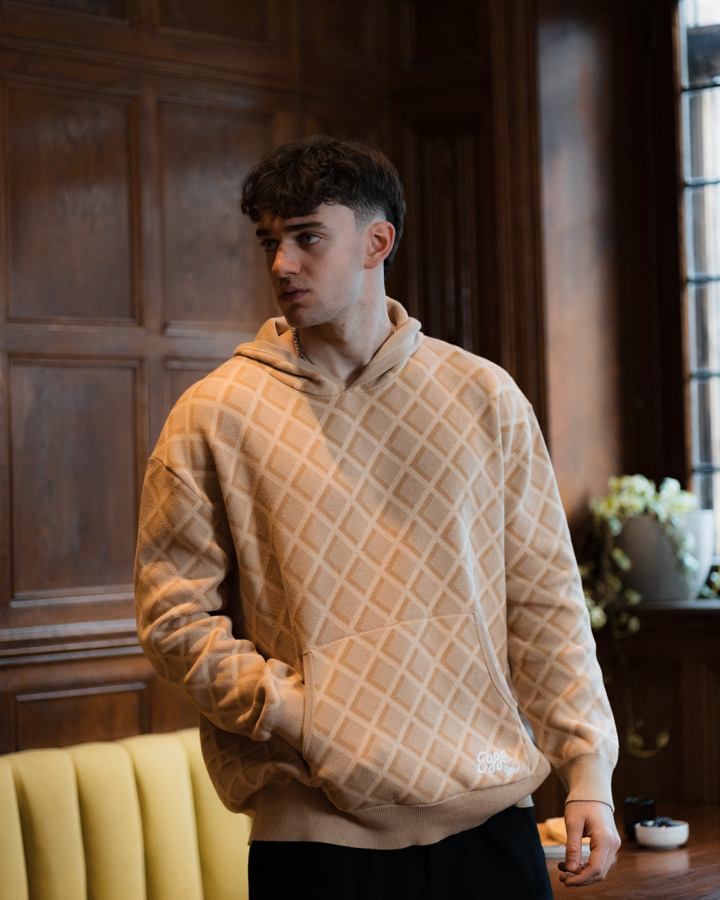 Eggo® Waffle Knit Sweater Hoodie
